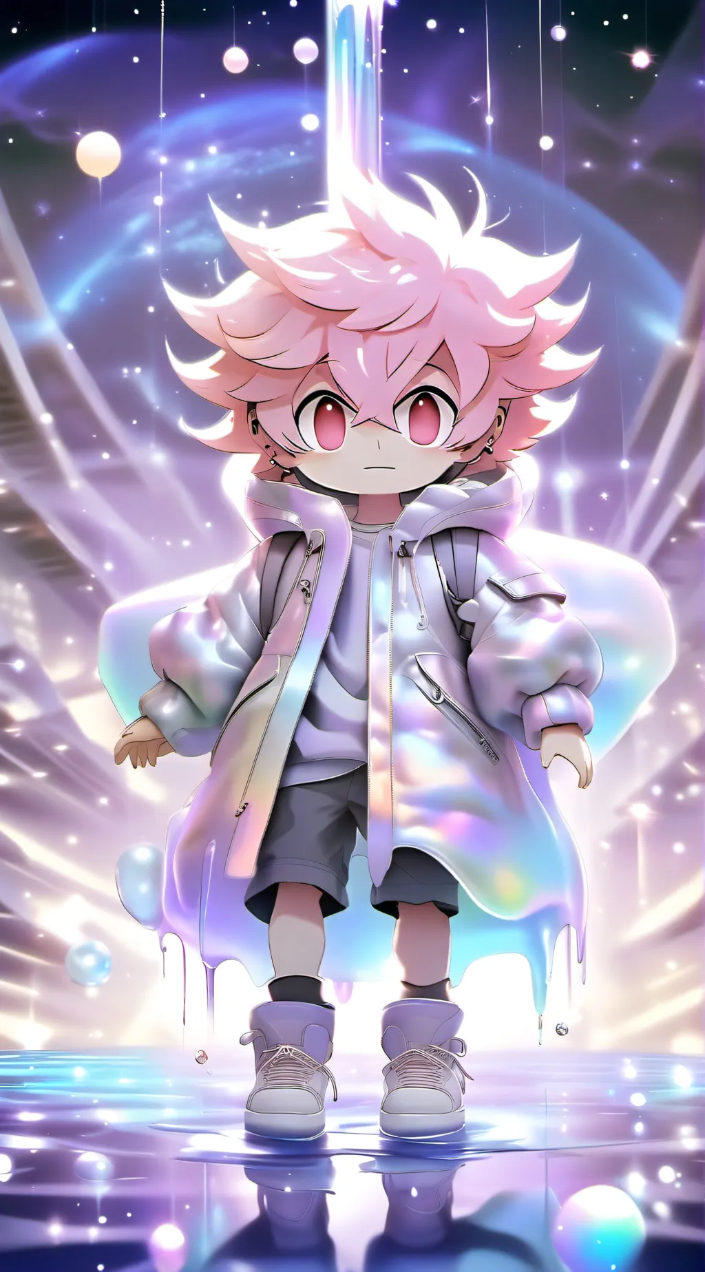 ai character: little girl background