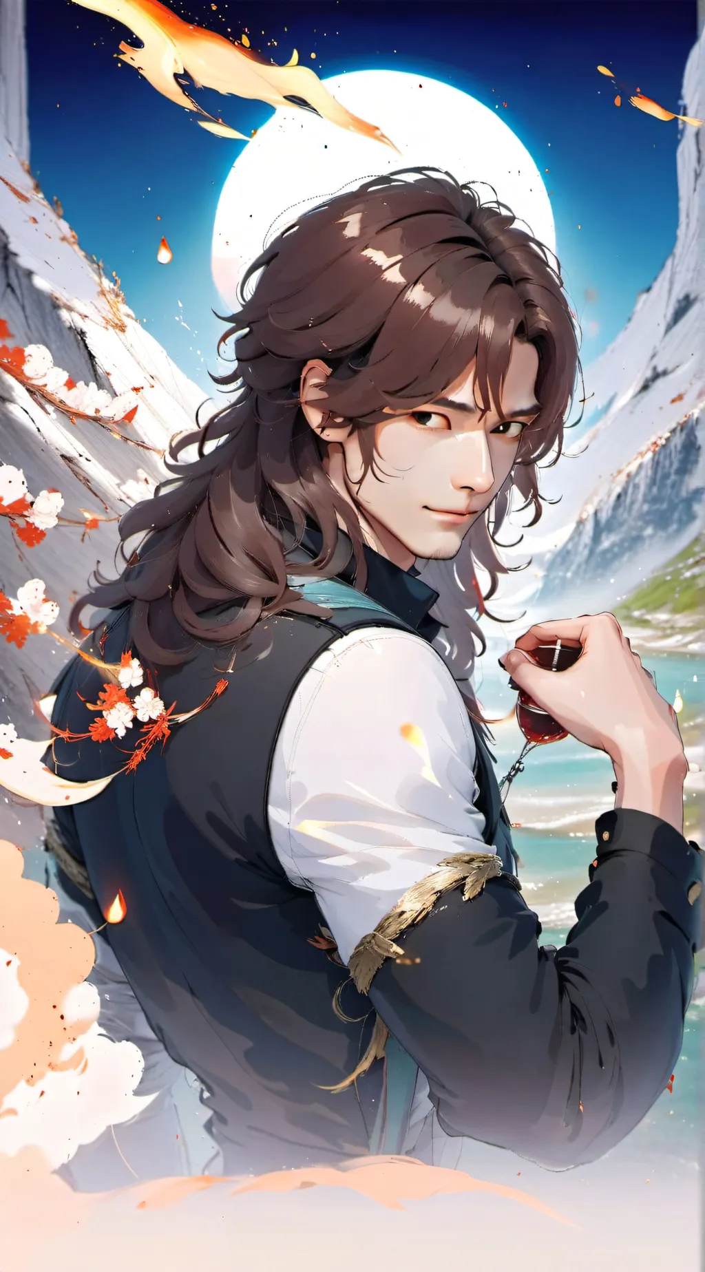 ai character: Ash background