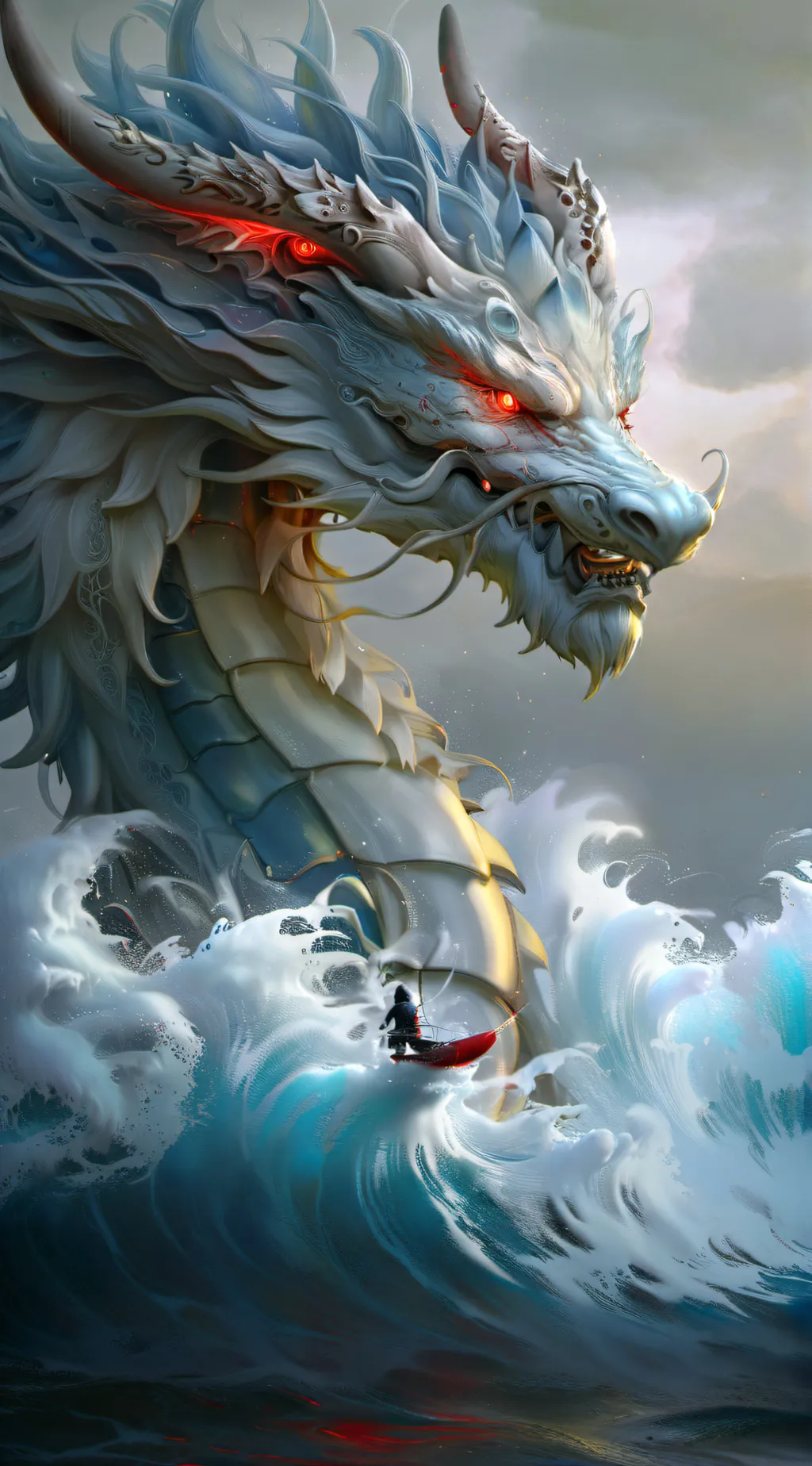 ai character: Aquqrous background