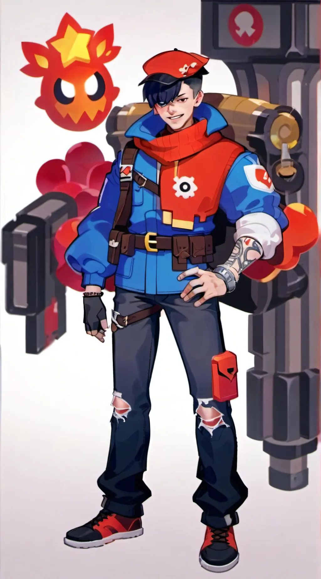 ai character: edgar background