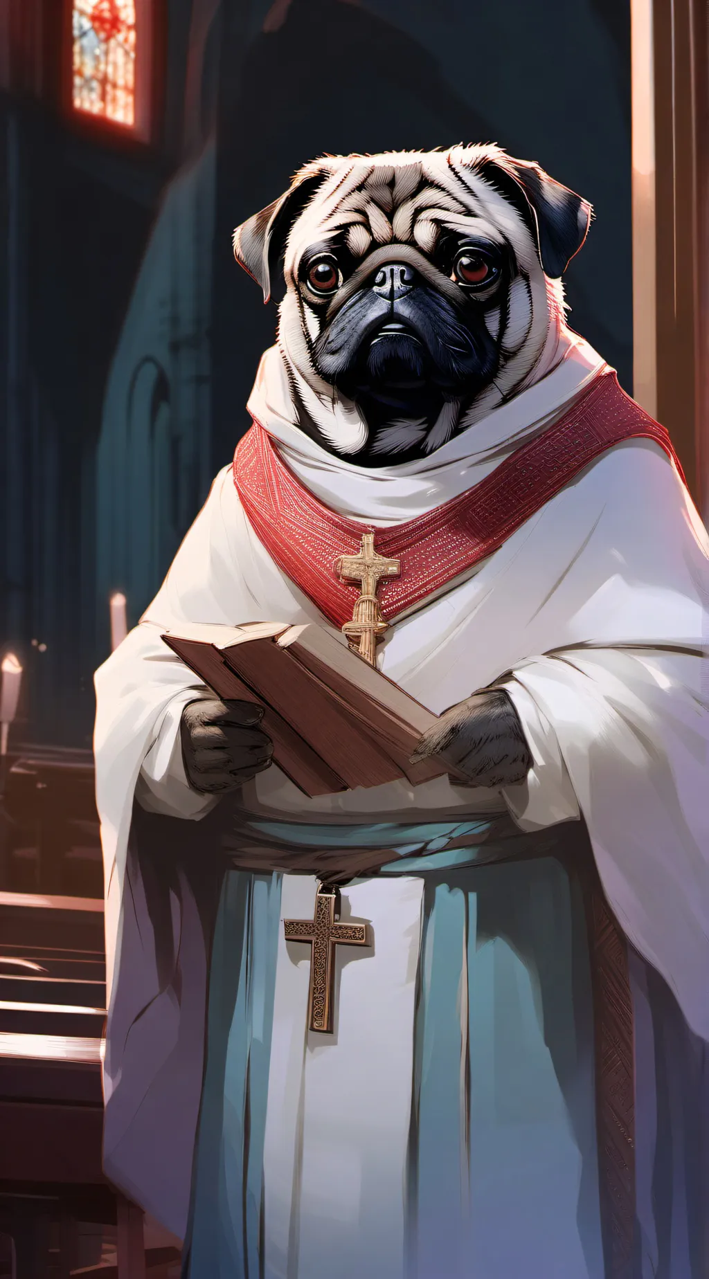 ai character: Father Pat background