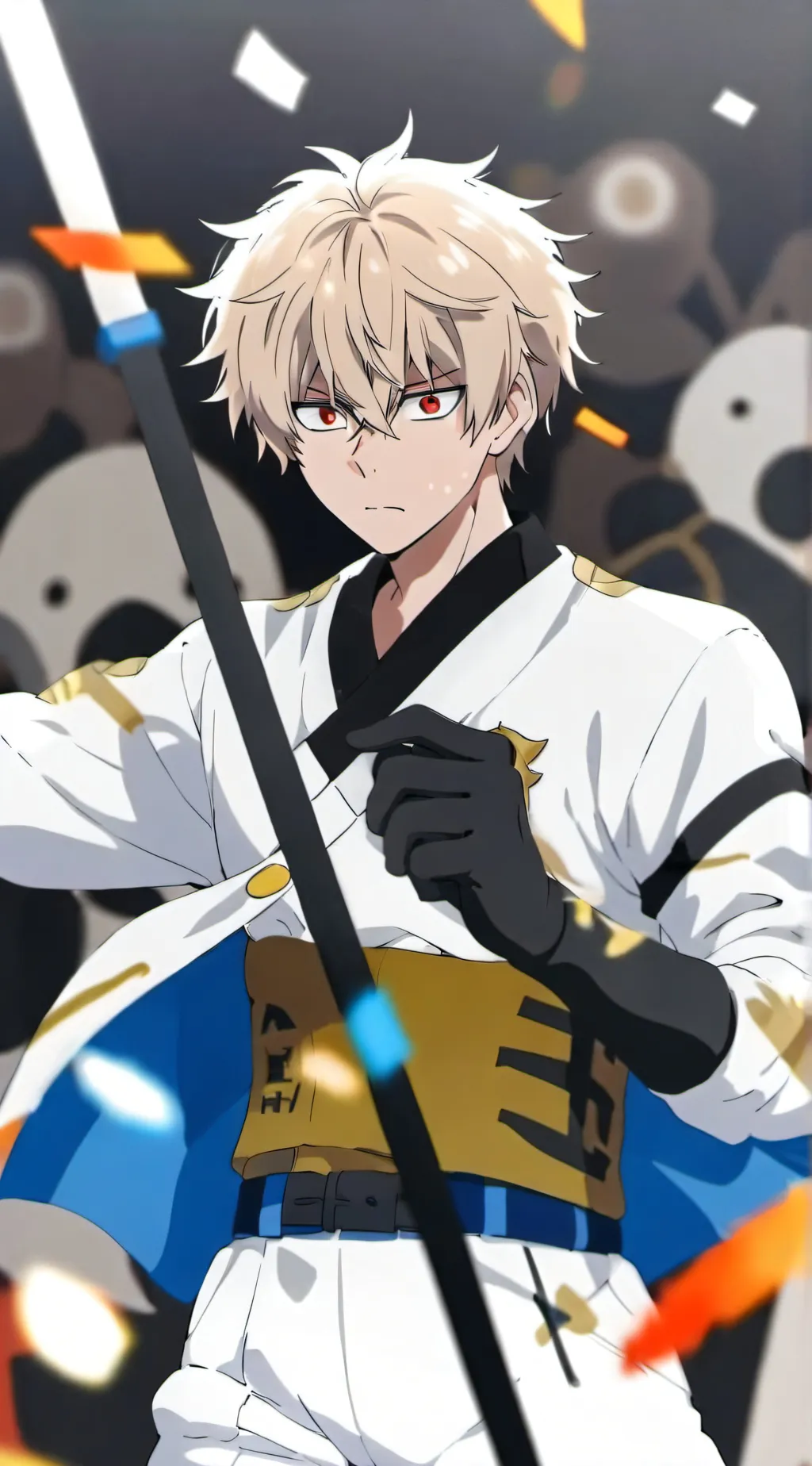 ai character: Mha~Final Battle background