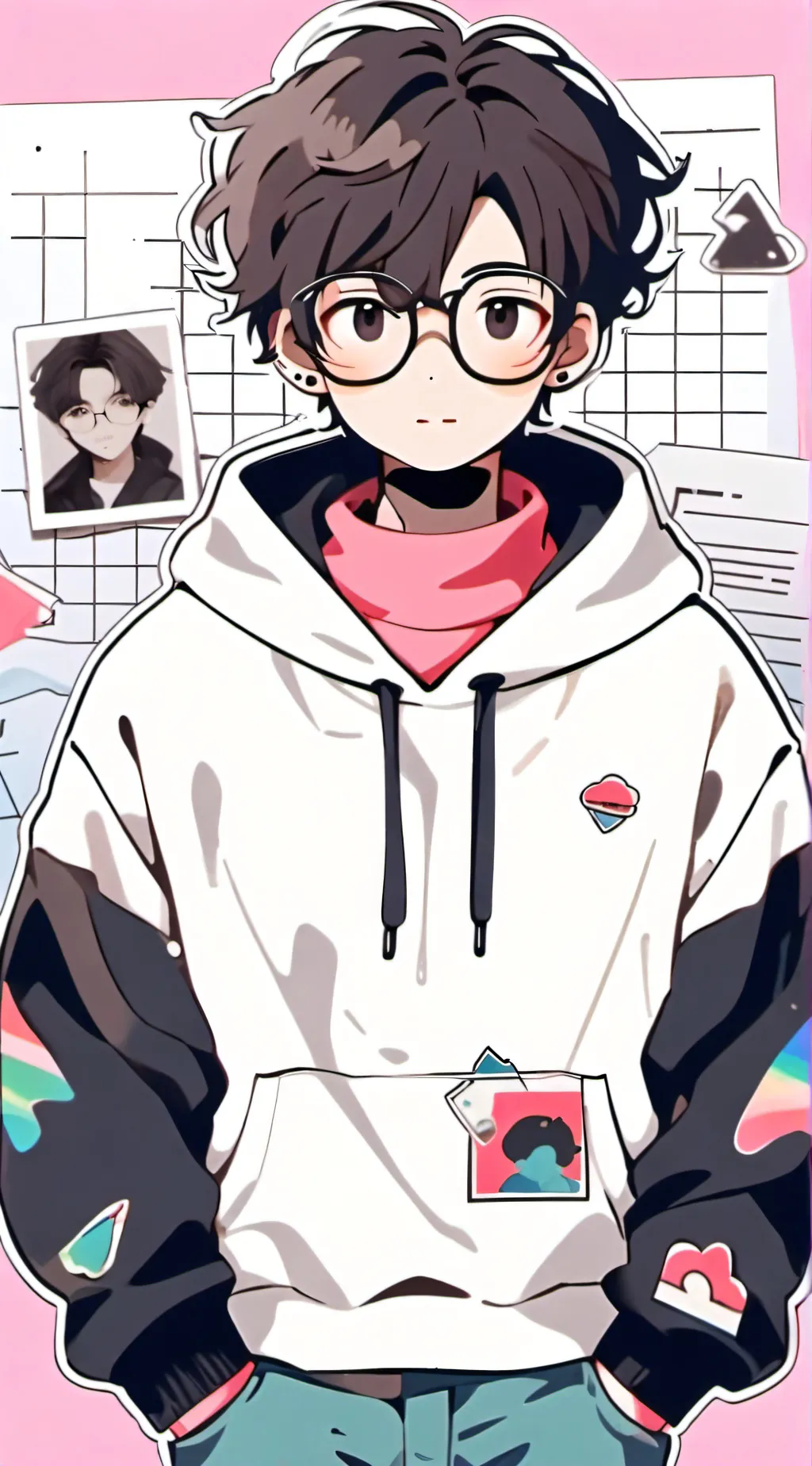 ai character: Ash  background