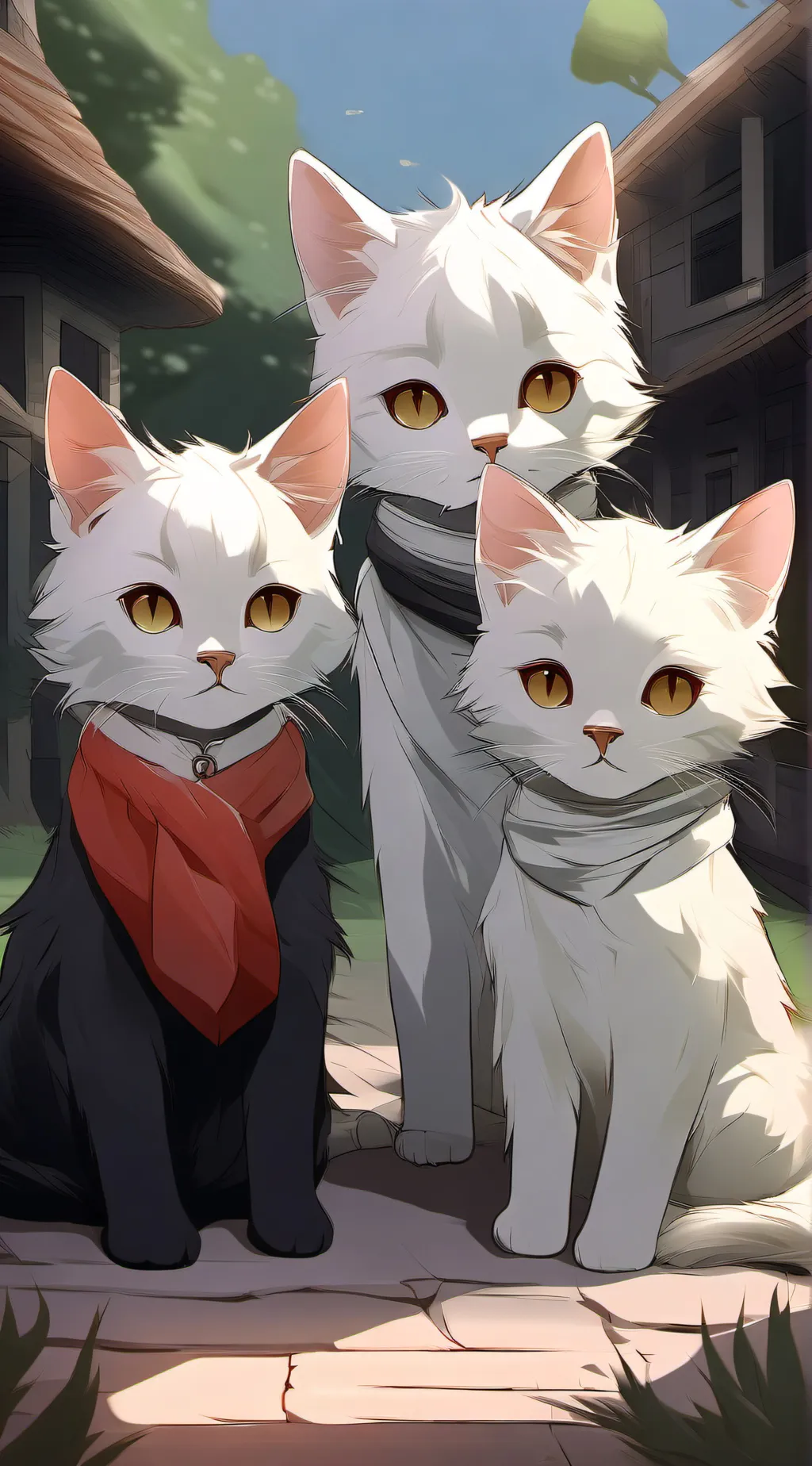 ai character: Your cat siblings background