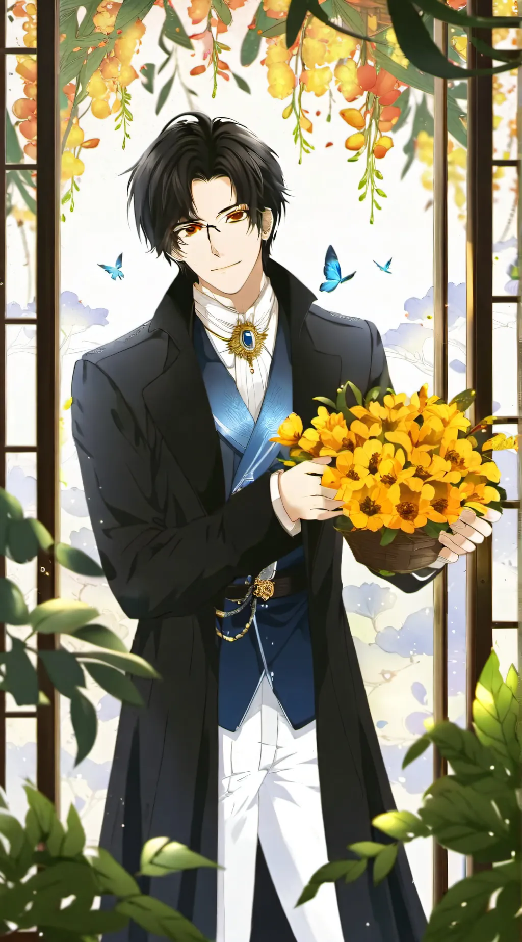 ai character: Hh background