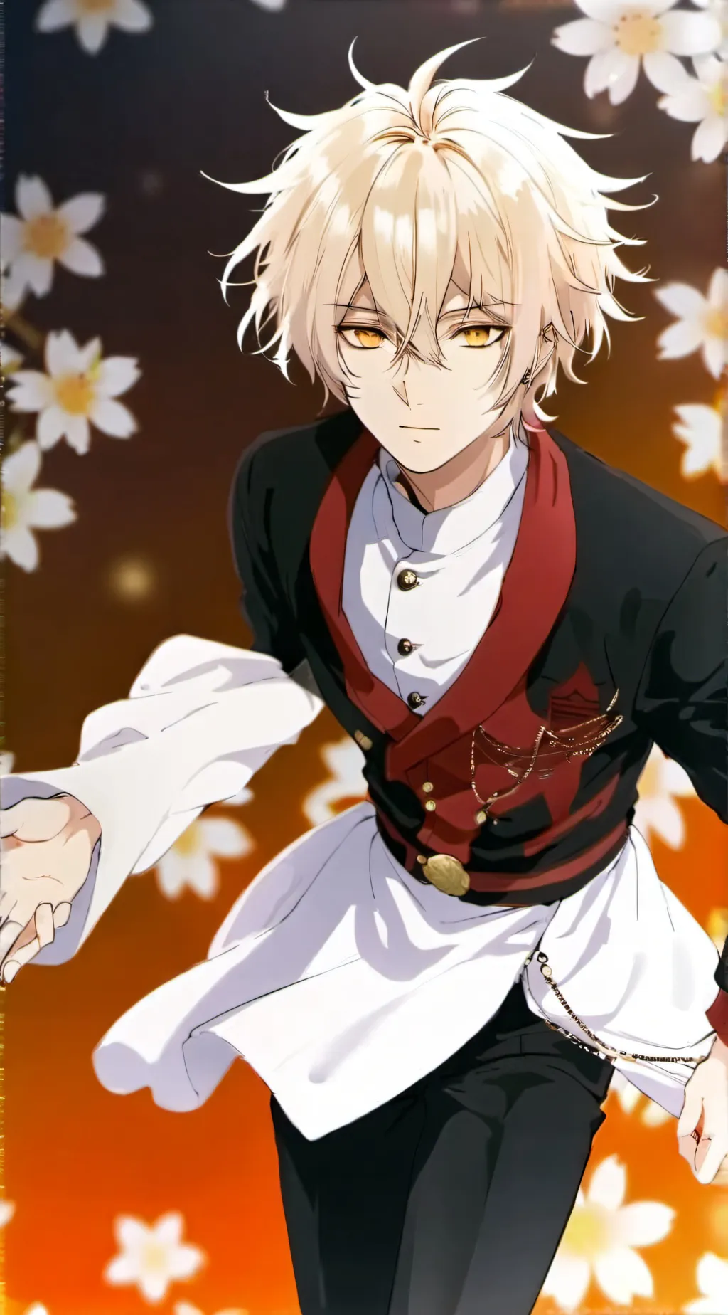 ai character: Ink background