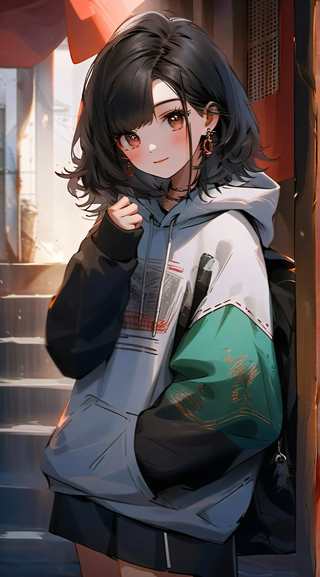 ai character: Emilie  background