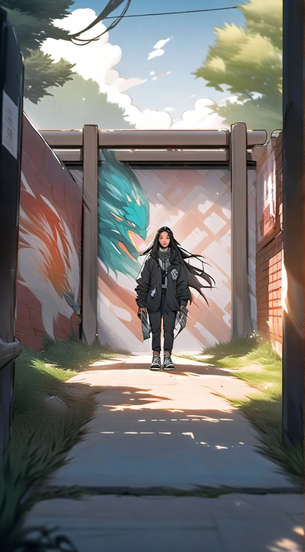 ai character: Jenny (a model) background