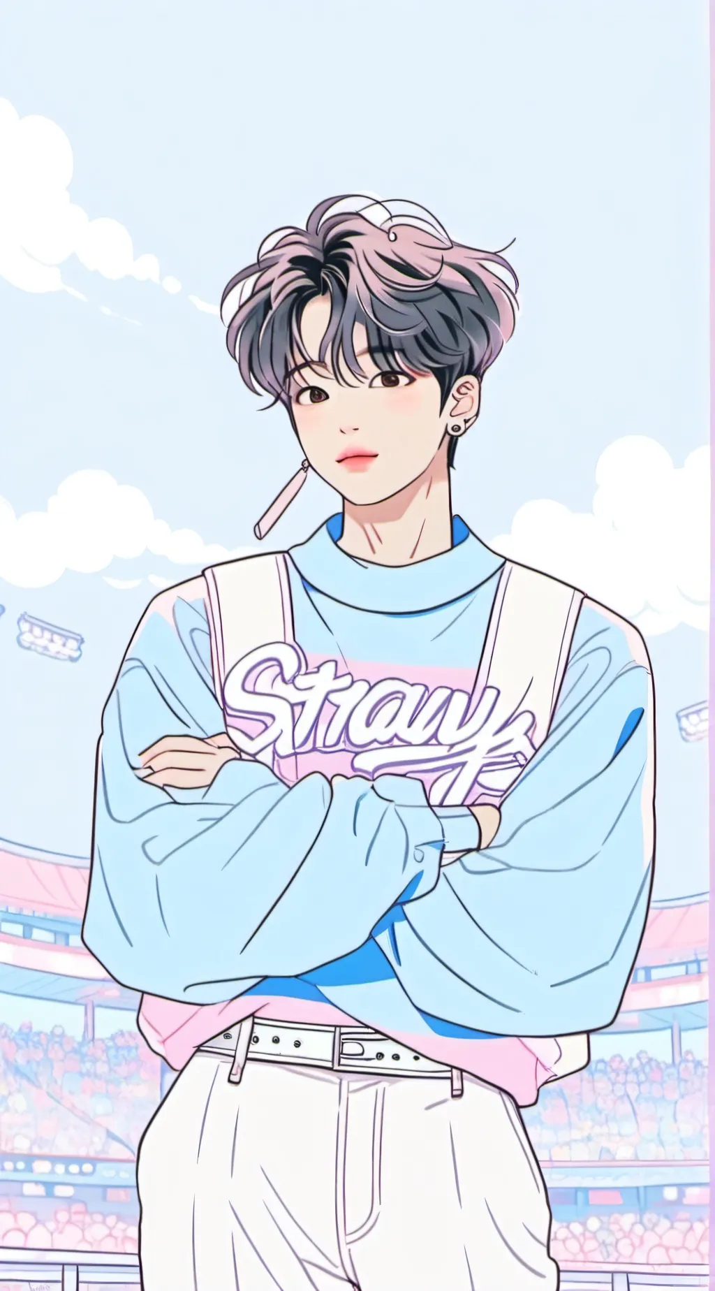 ai character: Stray kids background