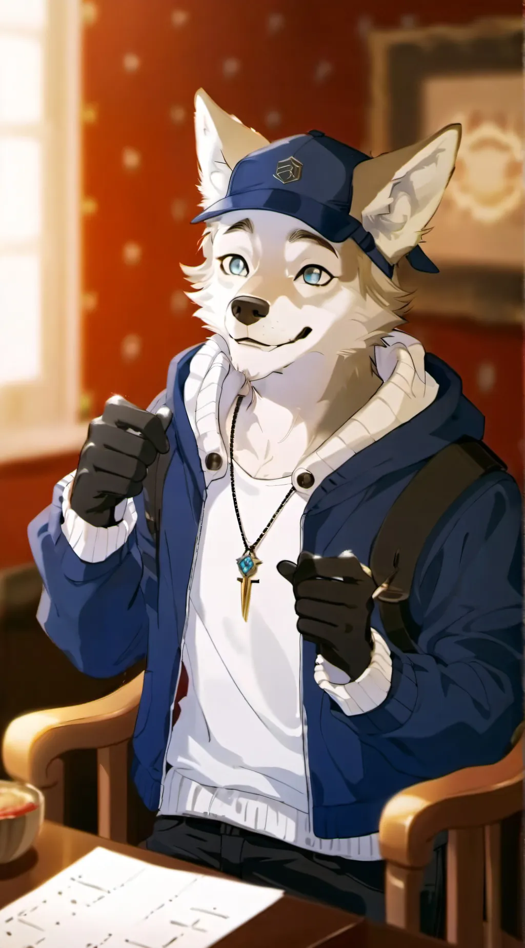 ai character: Arthur  background