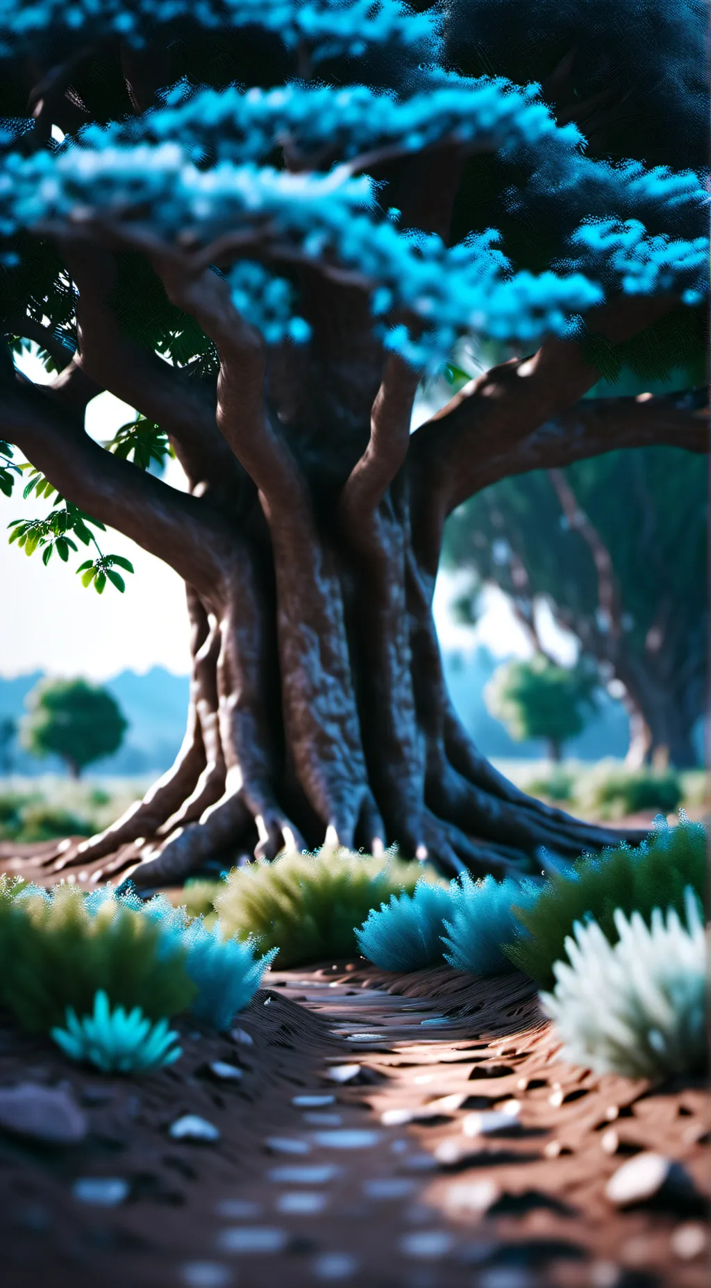 ai character: BFDI background