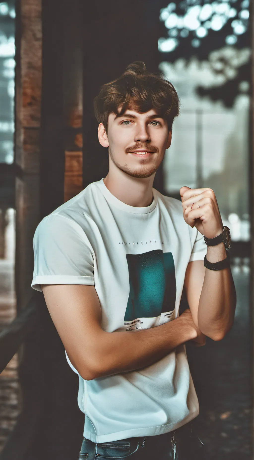 ai character: mr beast background