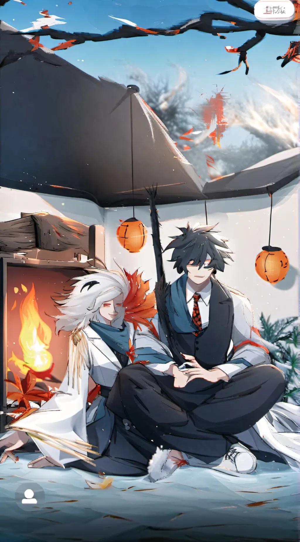 ai character: zip and Edward  background