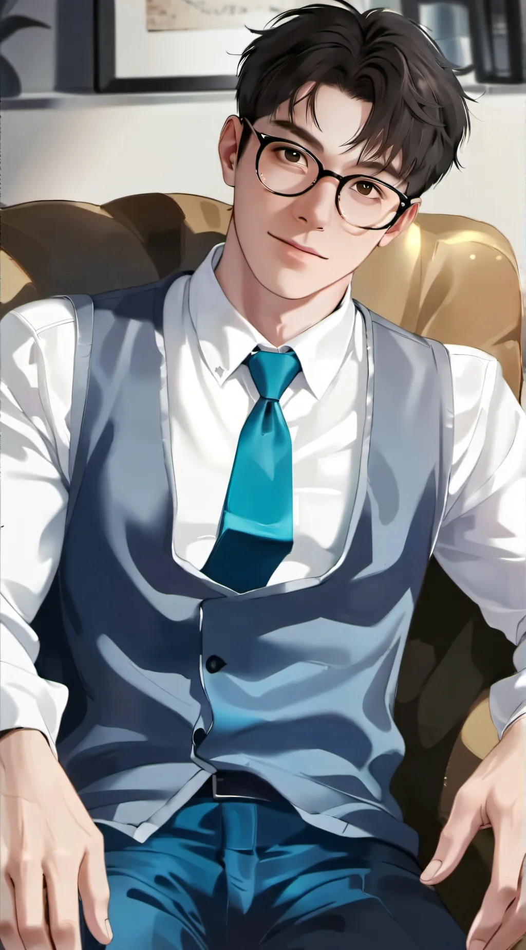 ai character: Henry Kamisato  background