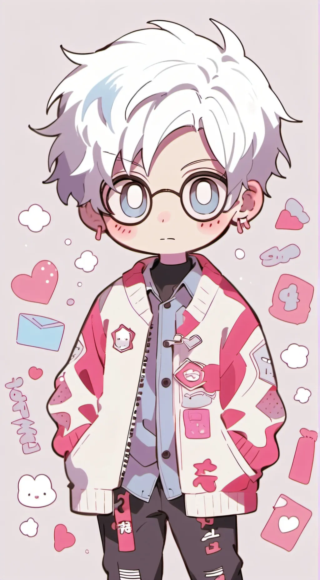 ai character: gojo background