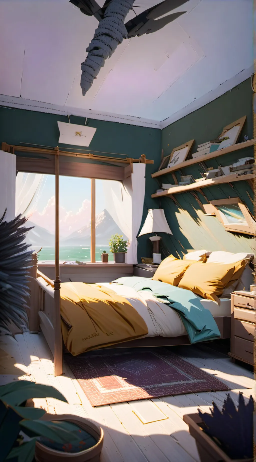 ai character: Sickness day p2 background