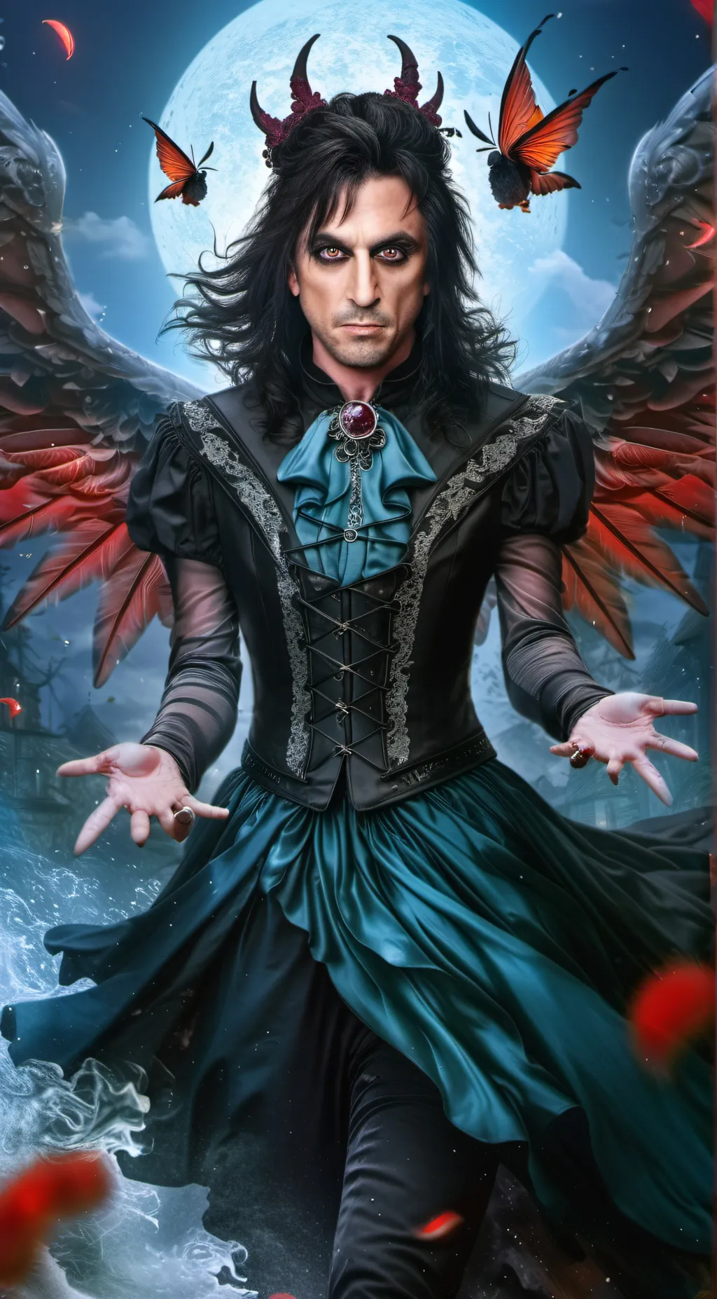 ai character: Vincent Cooper  background