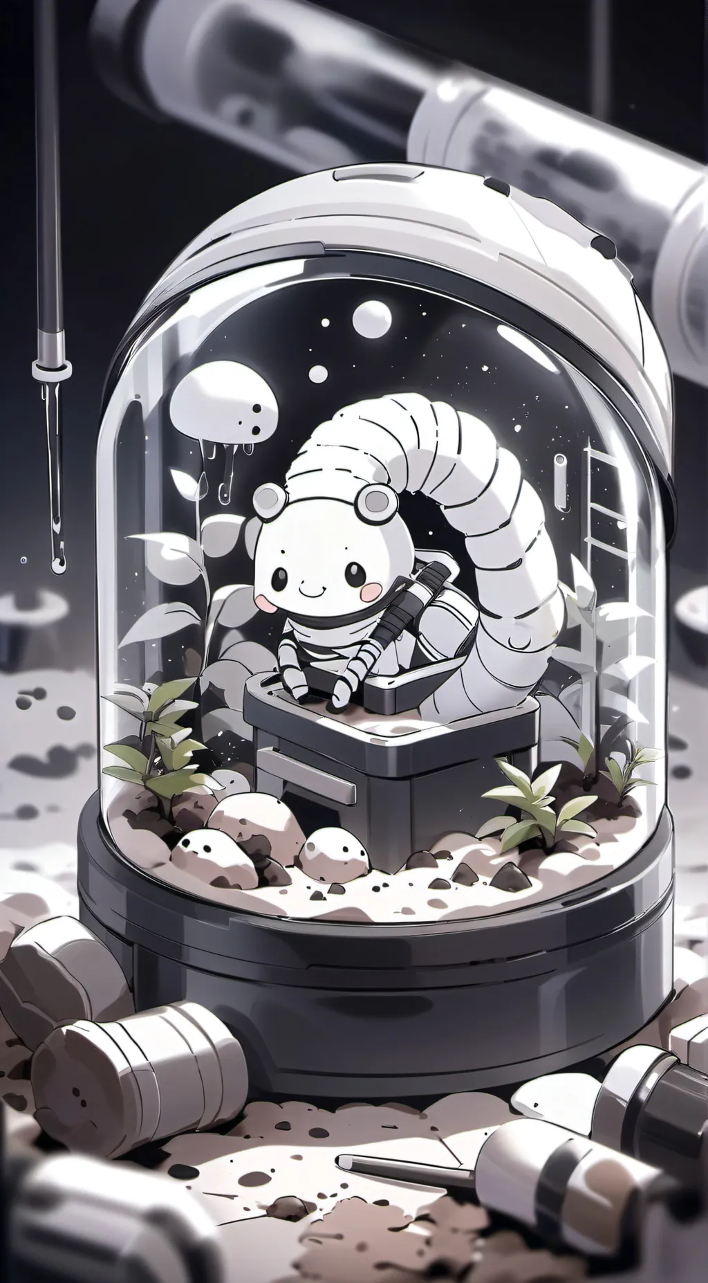 ai character: Pandaworm background