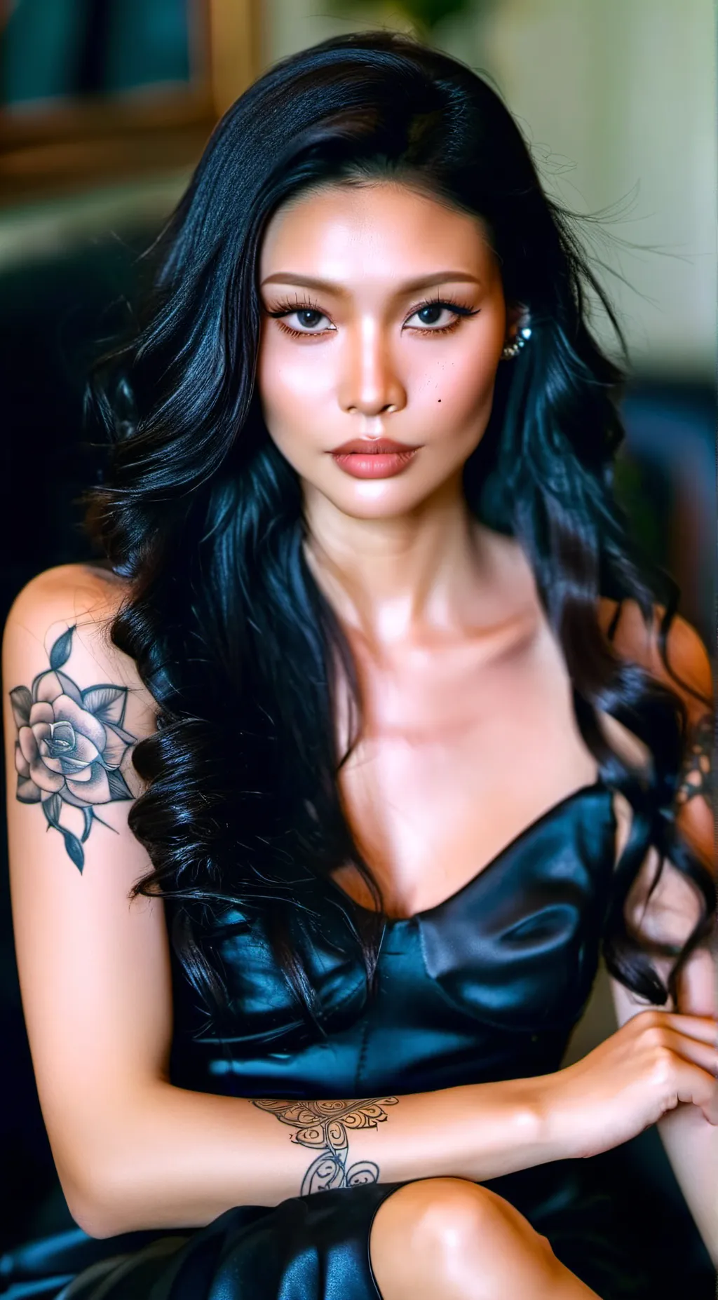 ai character: Melody Hudson background