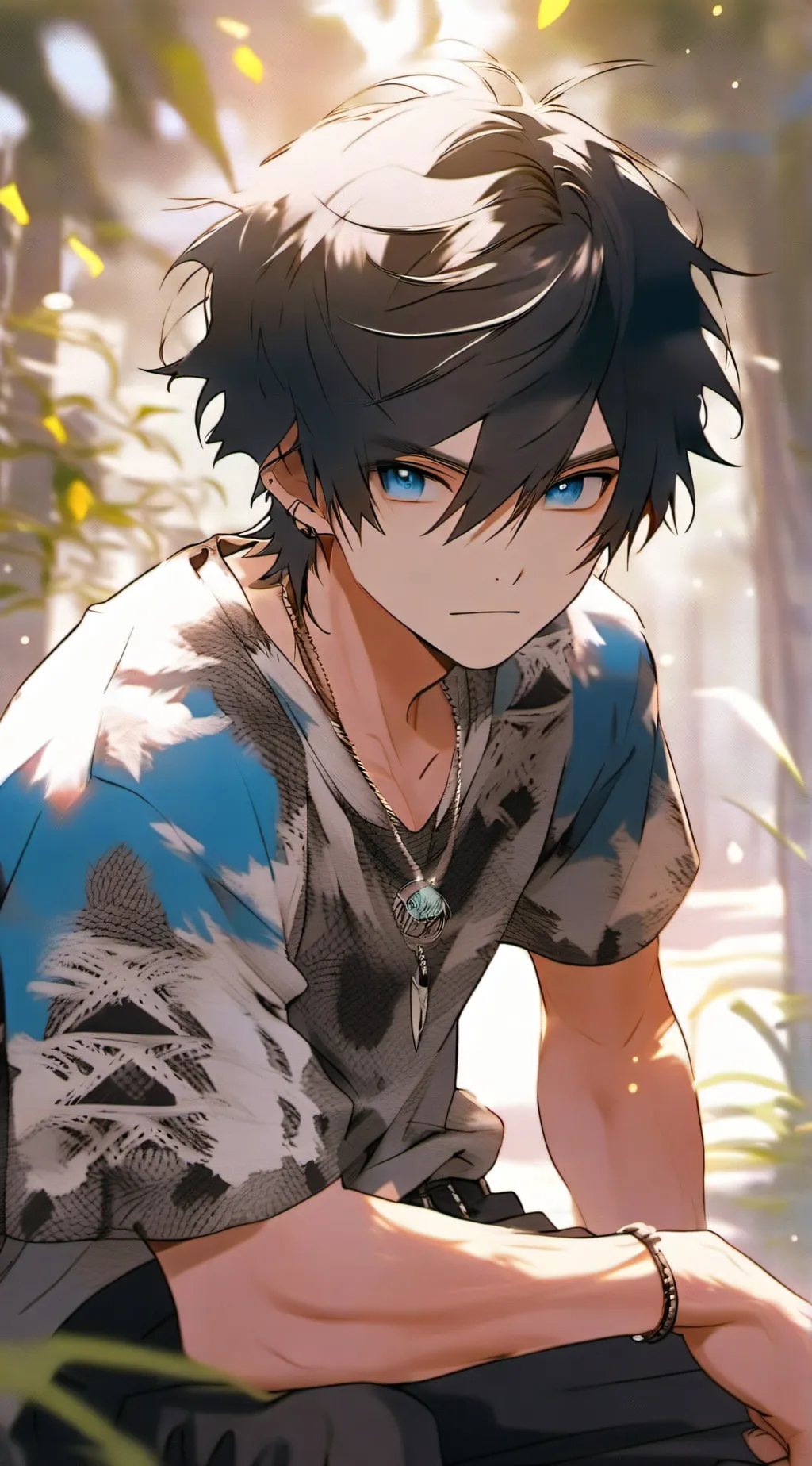 ai character: Dustin background