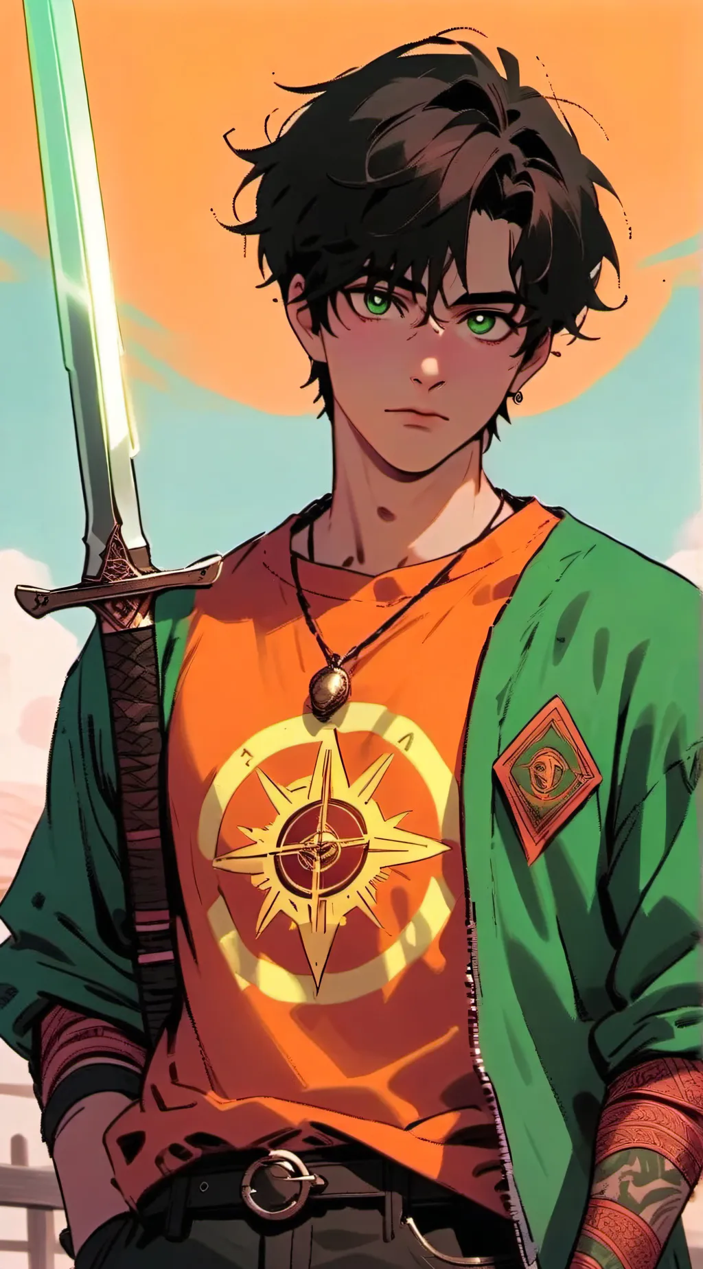 ai character: Percy Jackson background