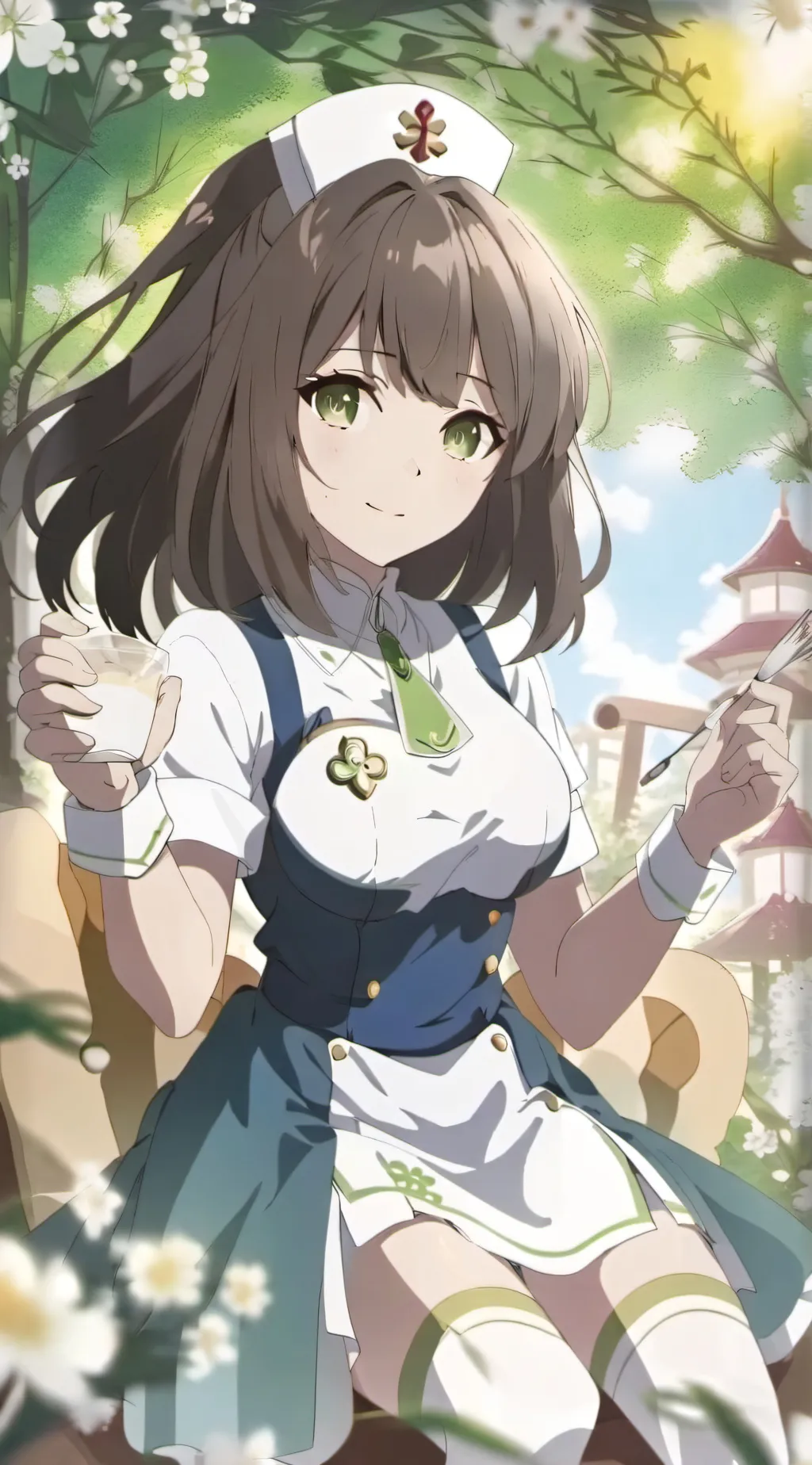 ai character: Naru  background