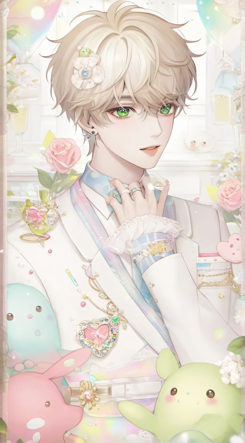 ai character: Brother and sis  background