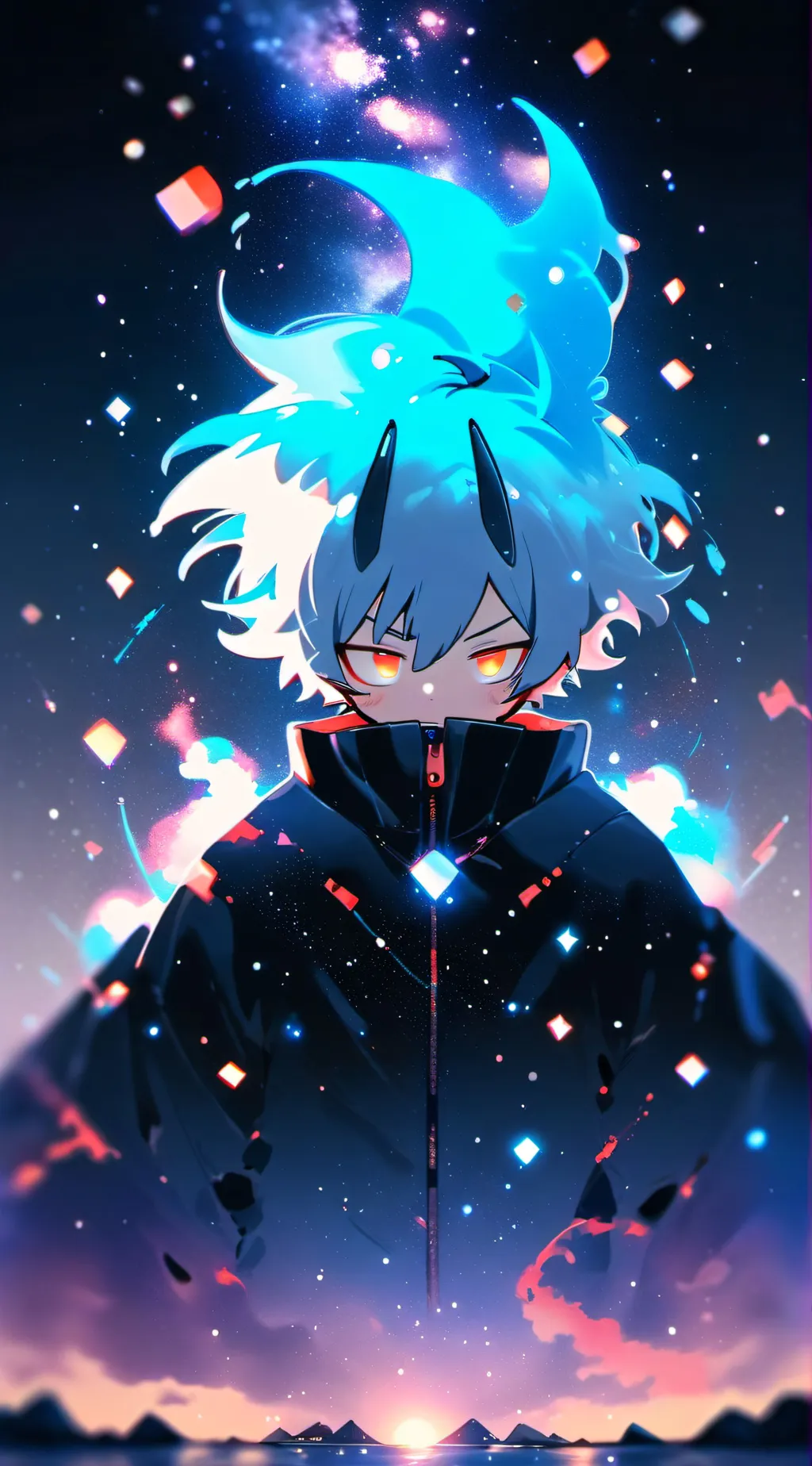 ai character: ash background