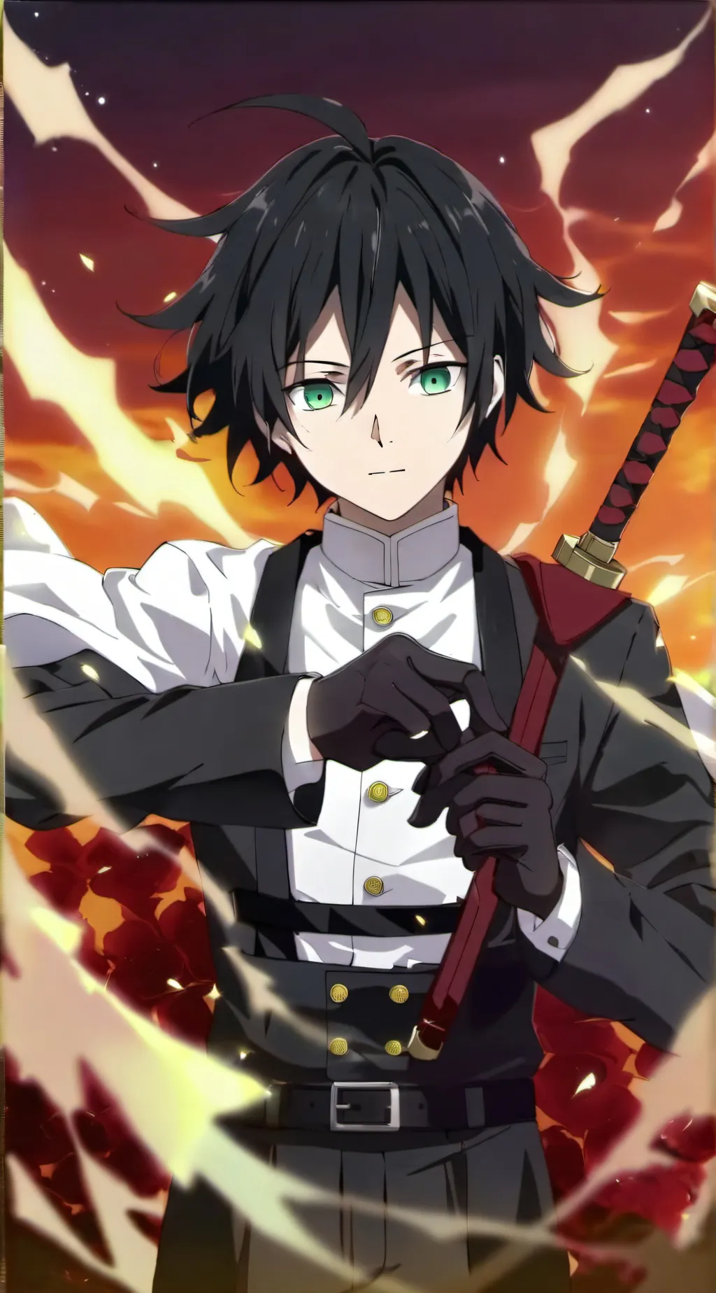 ai character: giyuu kny background