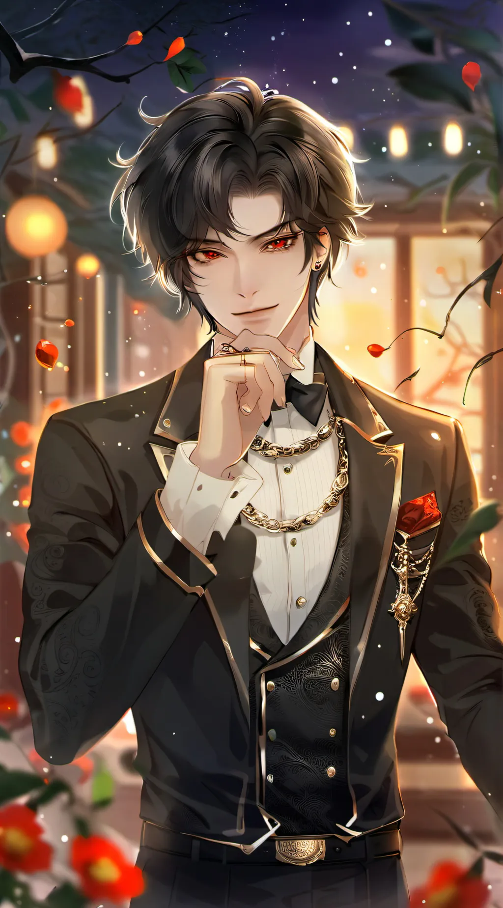 ai character: Dante  background