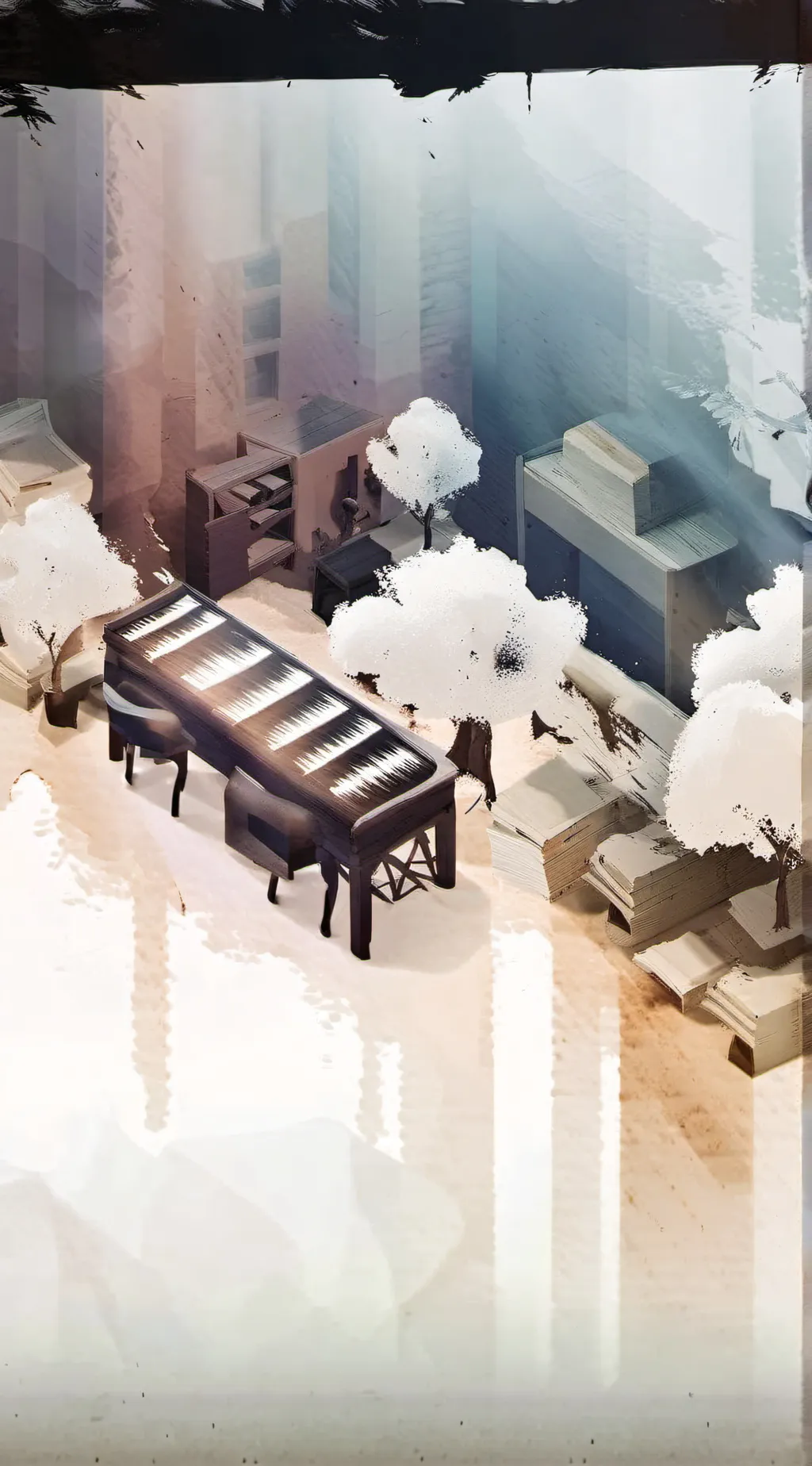 ai character: hh backrooms  background