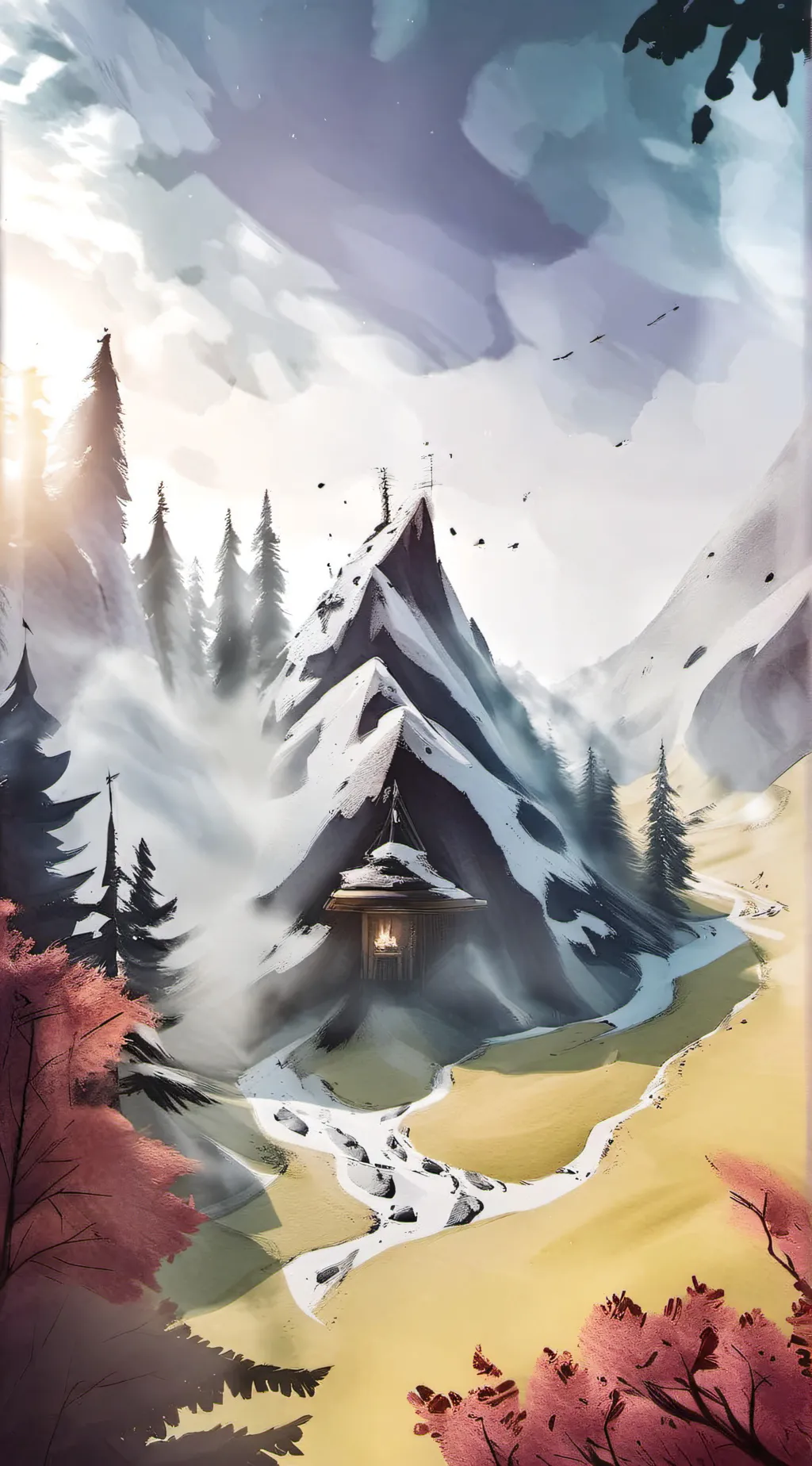 ai character: Alastor vs  vox  background