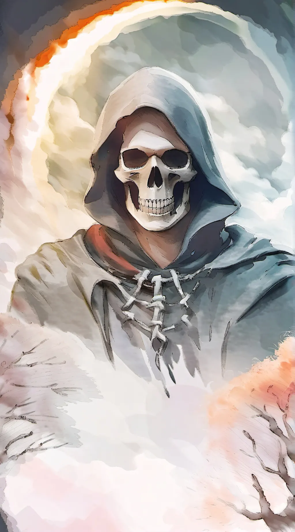 ai character: rost the grim reap background