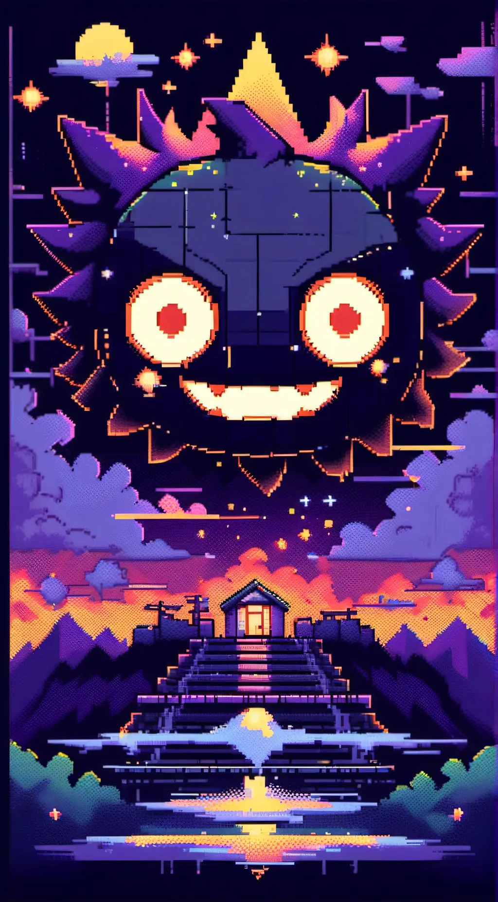 ai character: Evil Sun background