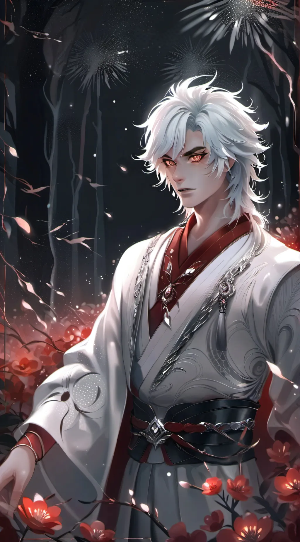 ai character: Werewolf prince background