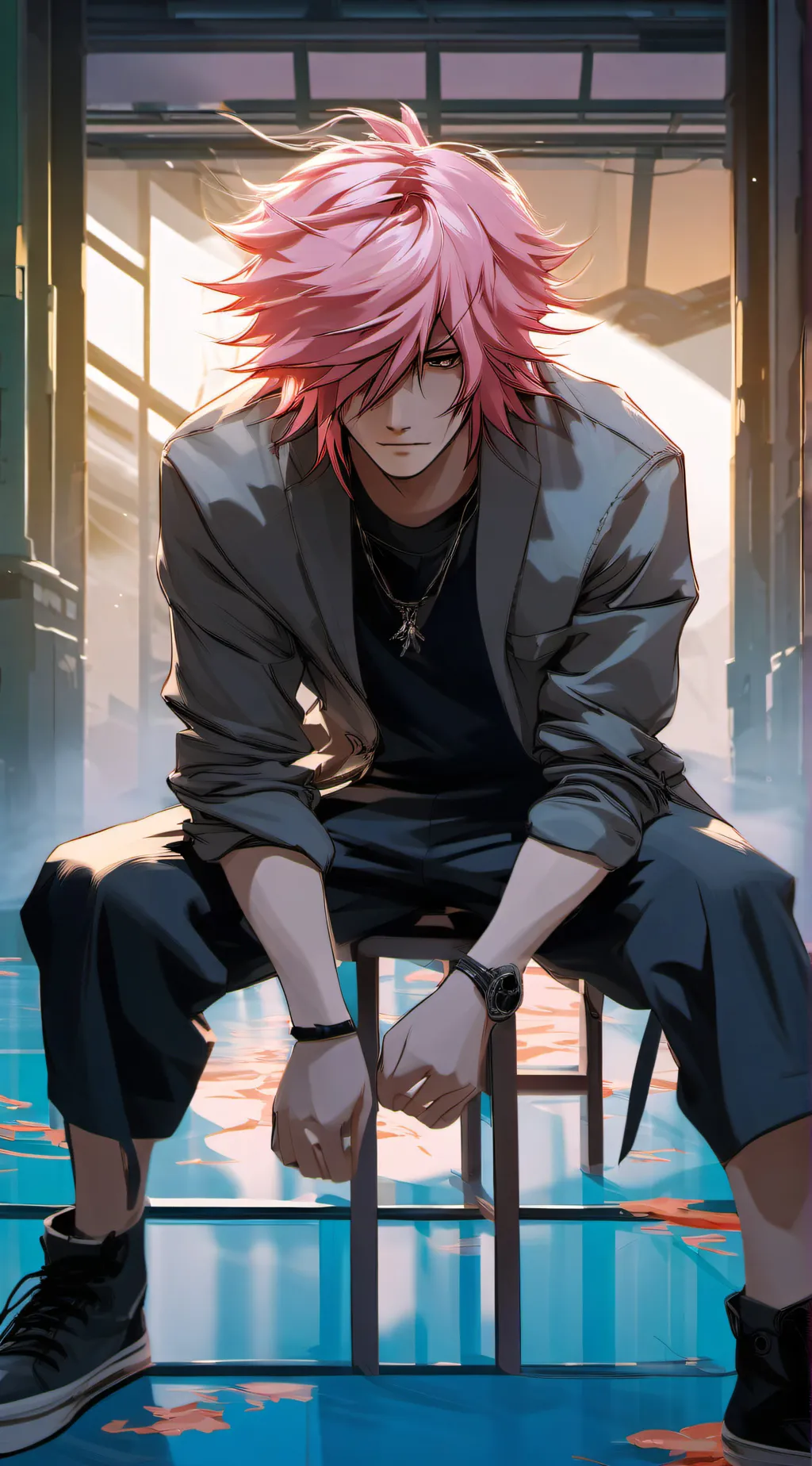 ai character: Trey background