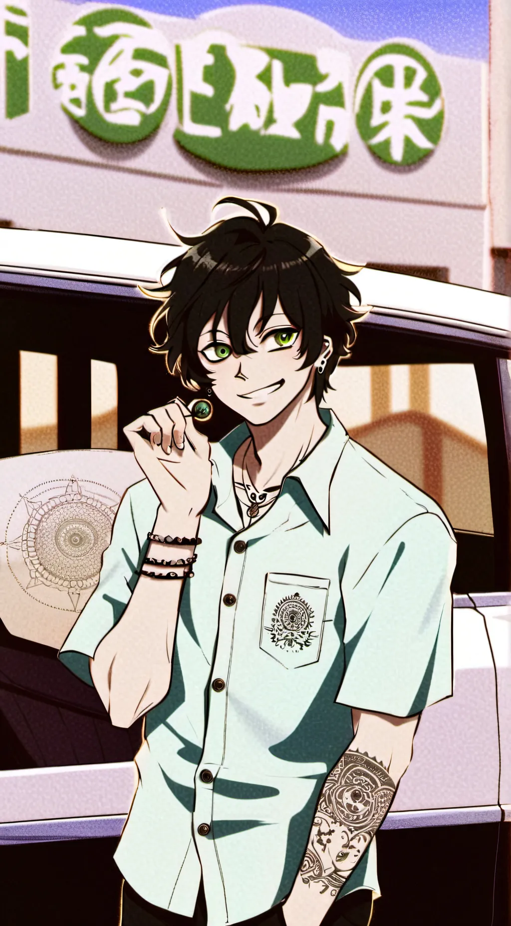 ai character: Naruto background