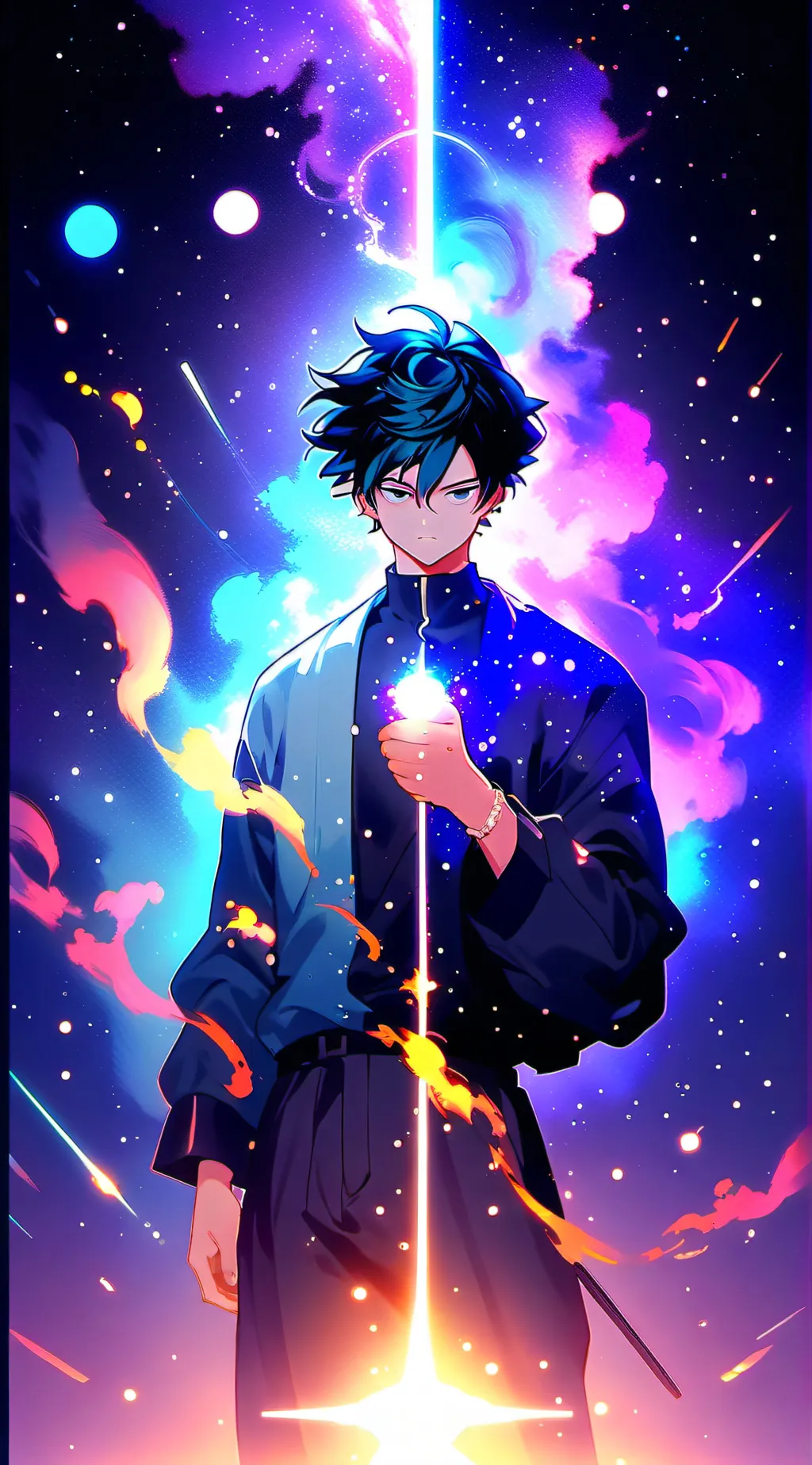 ai character: MHA kid of AFO background