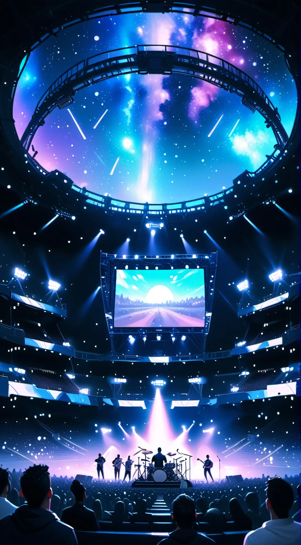 ai character: Concert😆😆😆 background