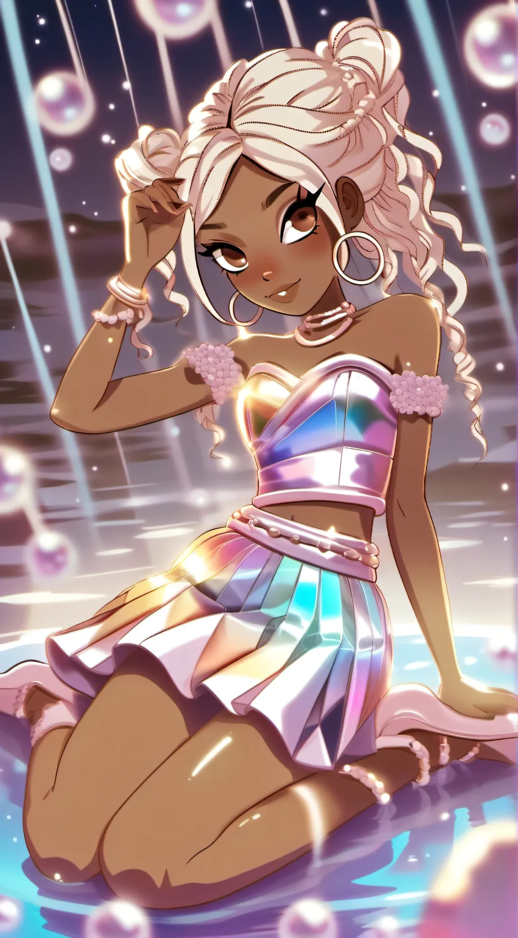 ai character: tiki zizi! background