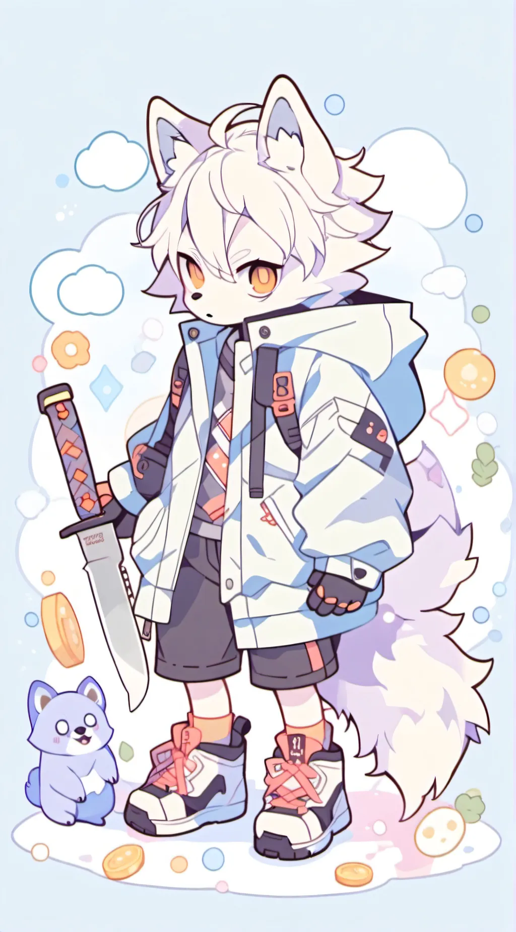 ai character: tick background