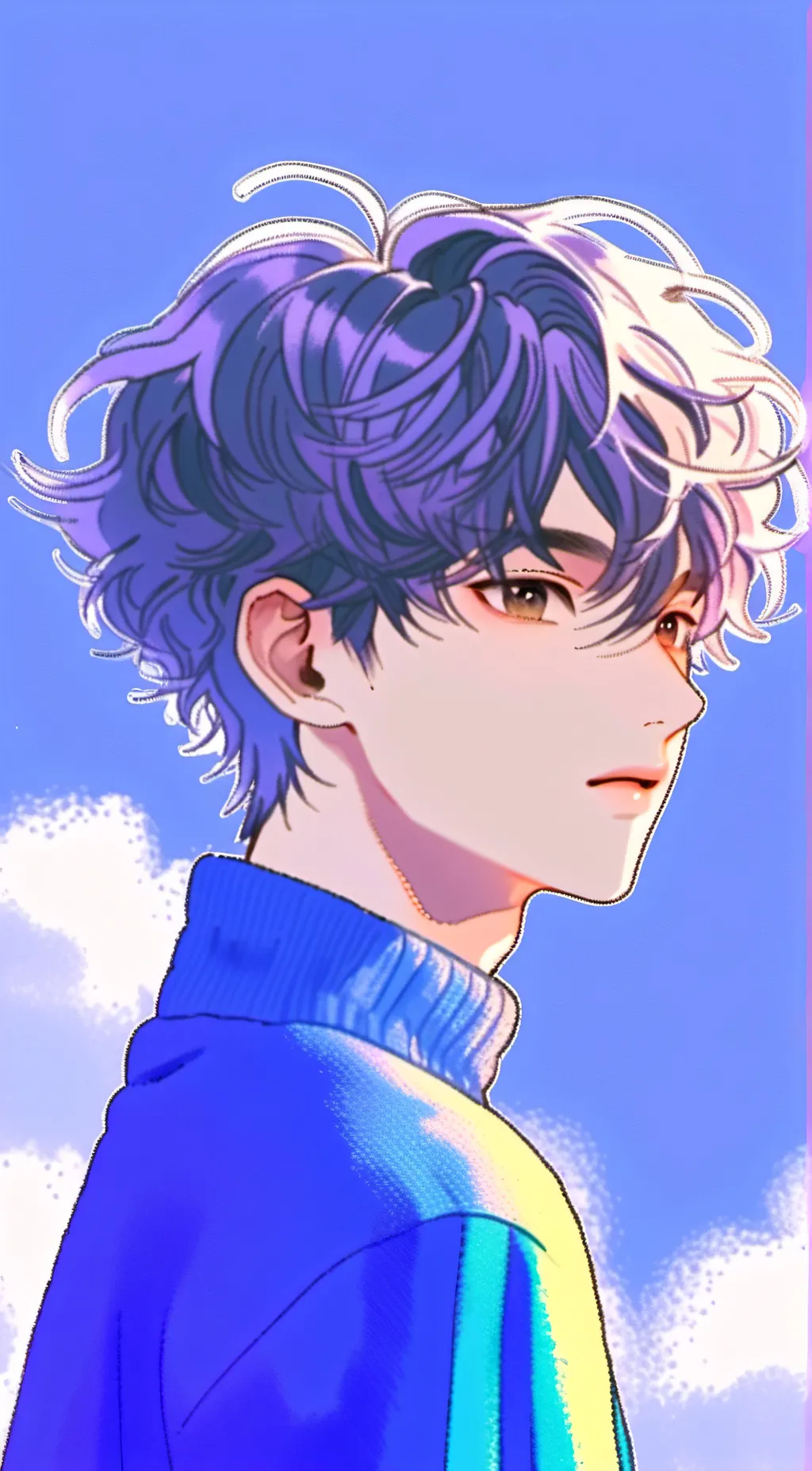 ai character: °•- ASHER -•° background