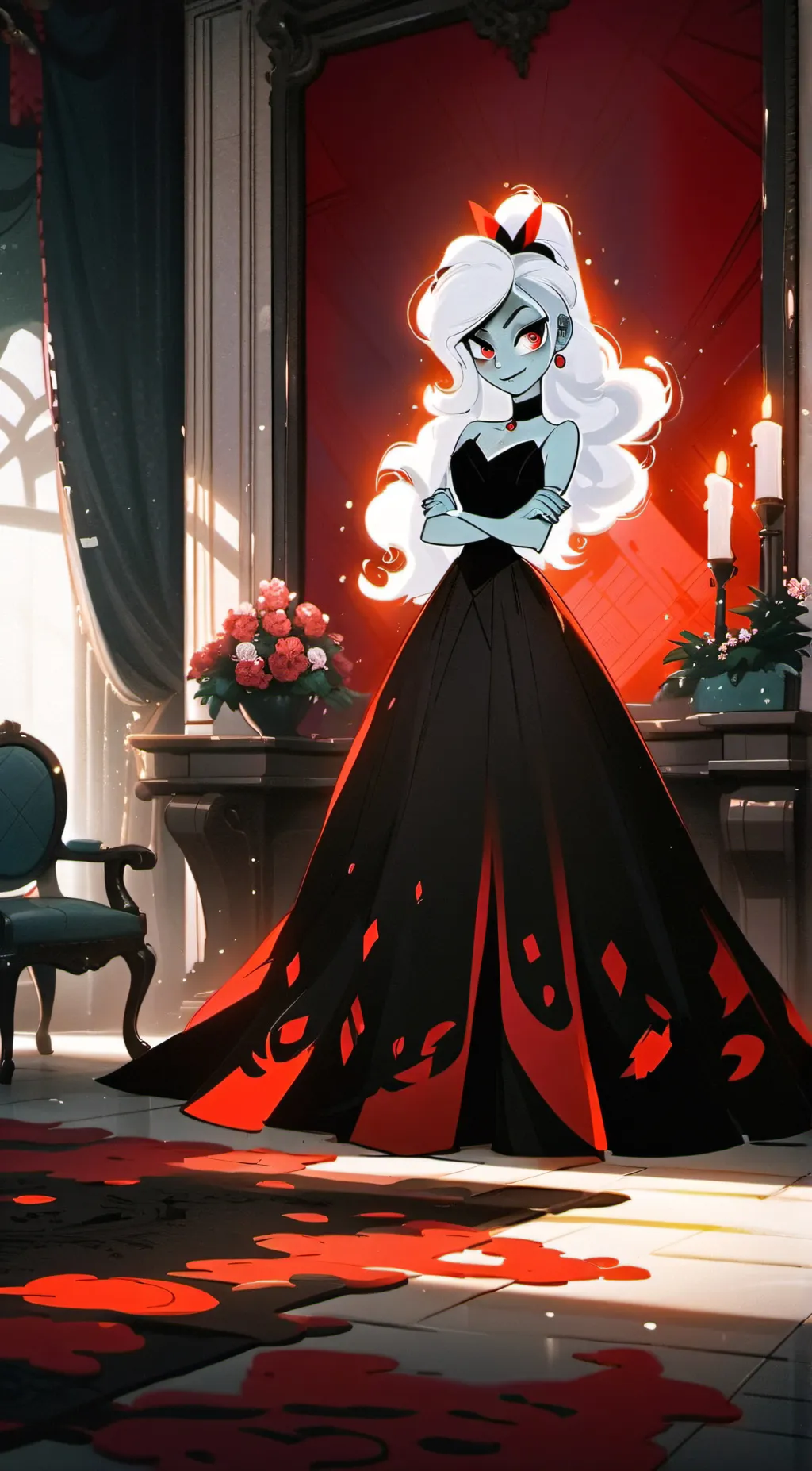 ai character: Evelyn background