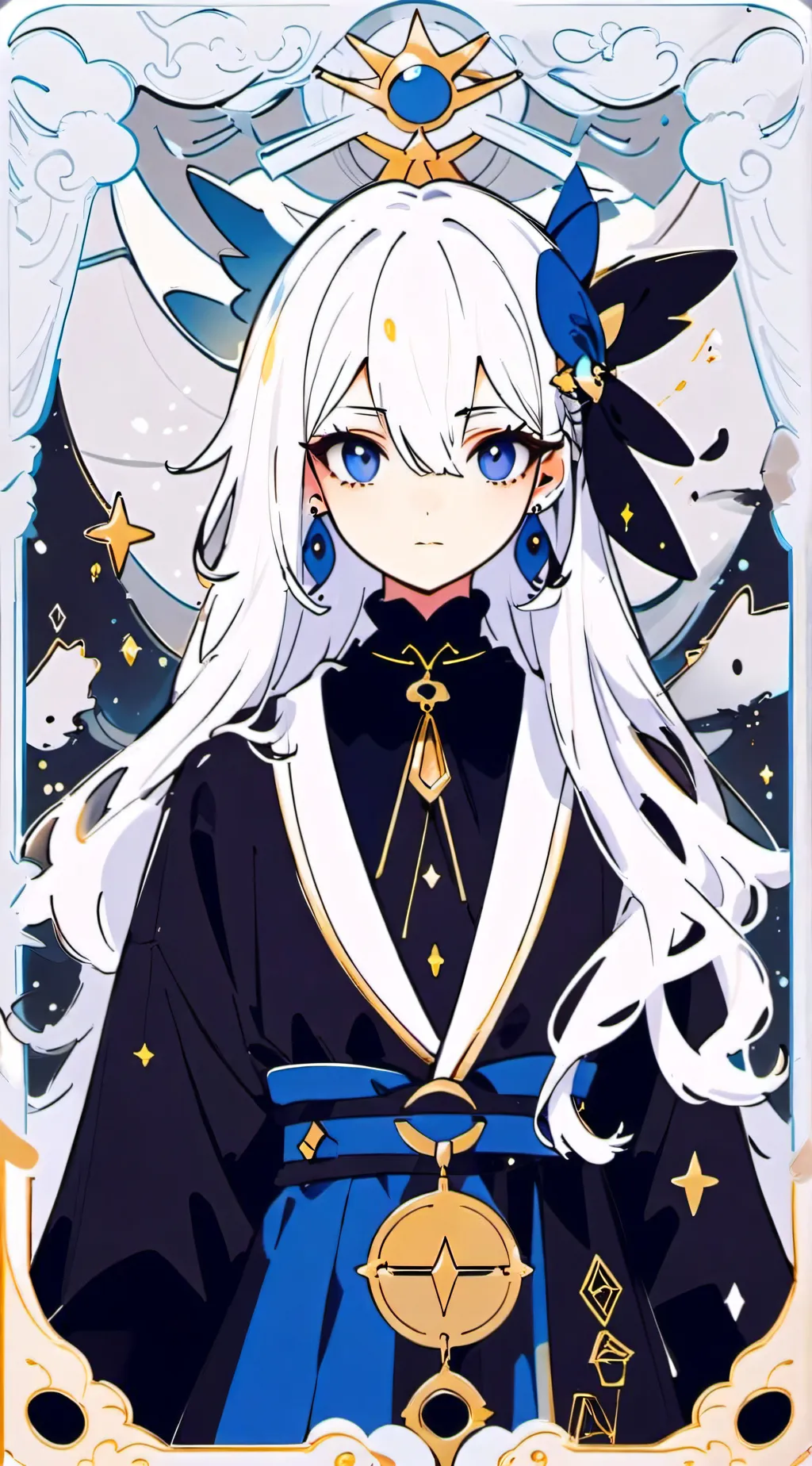 ai character: 💙[M-A-Y-A]💙 background