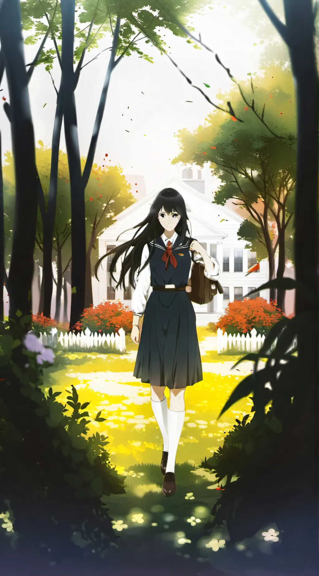 ai character: School background