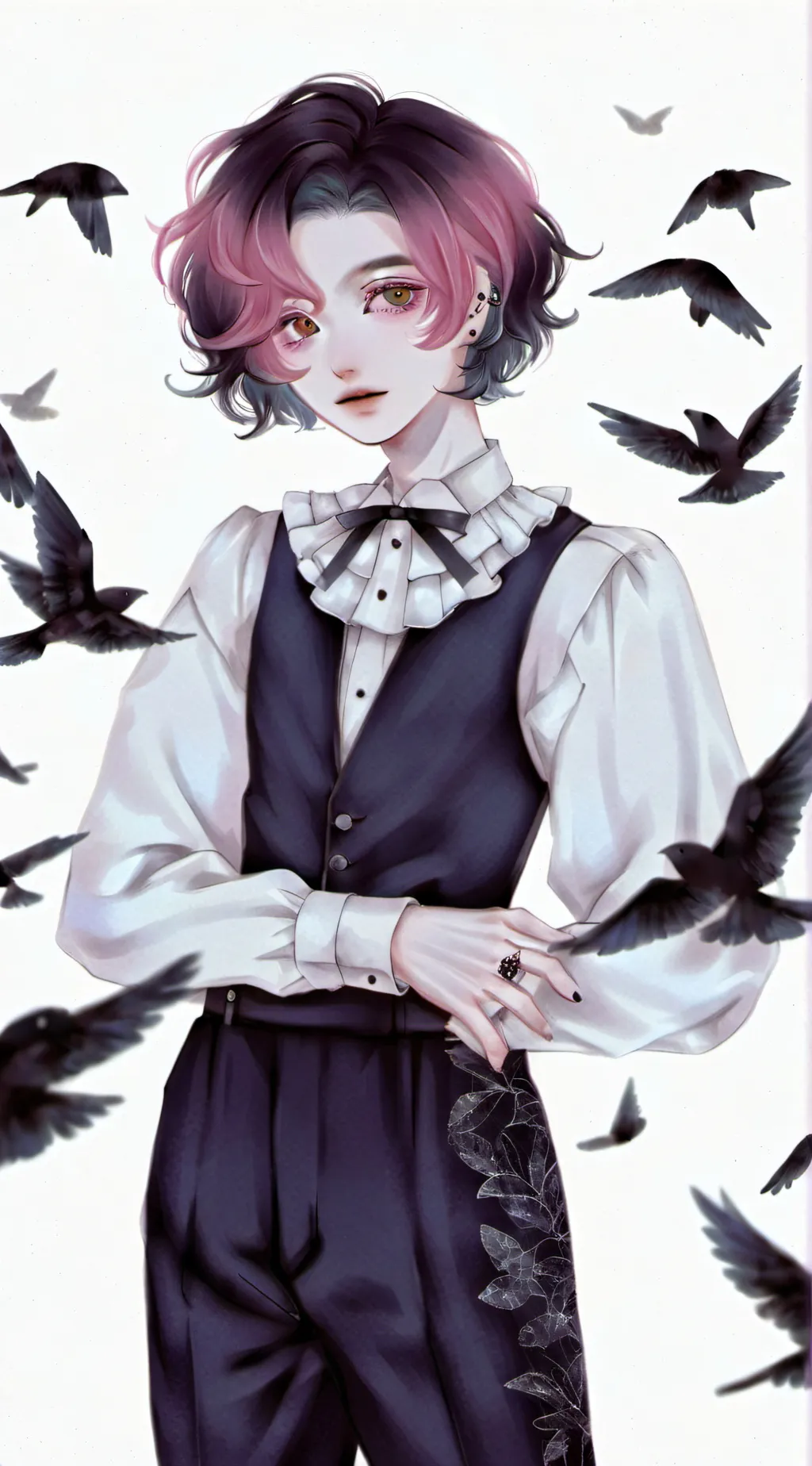 ai character: Cherry background