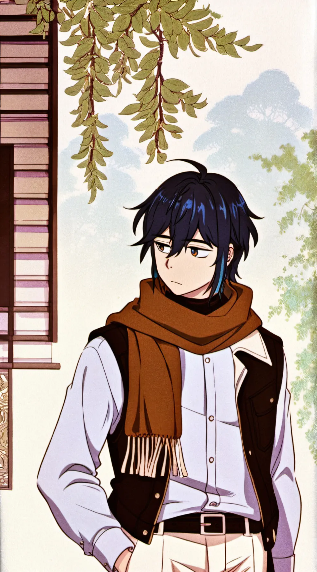 ai character: Luke  background