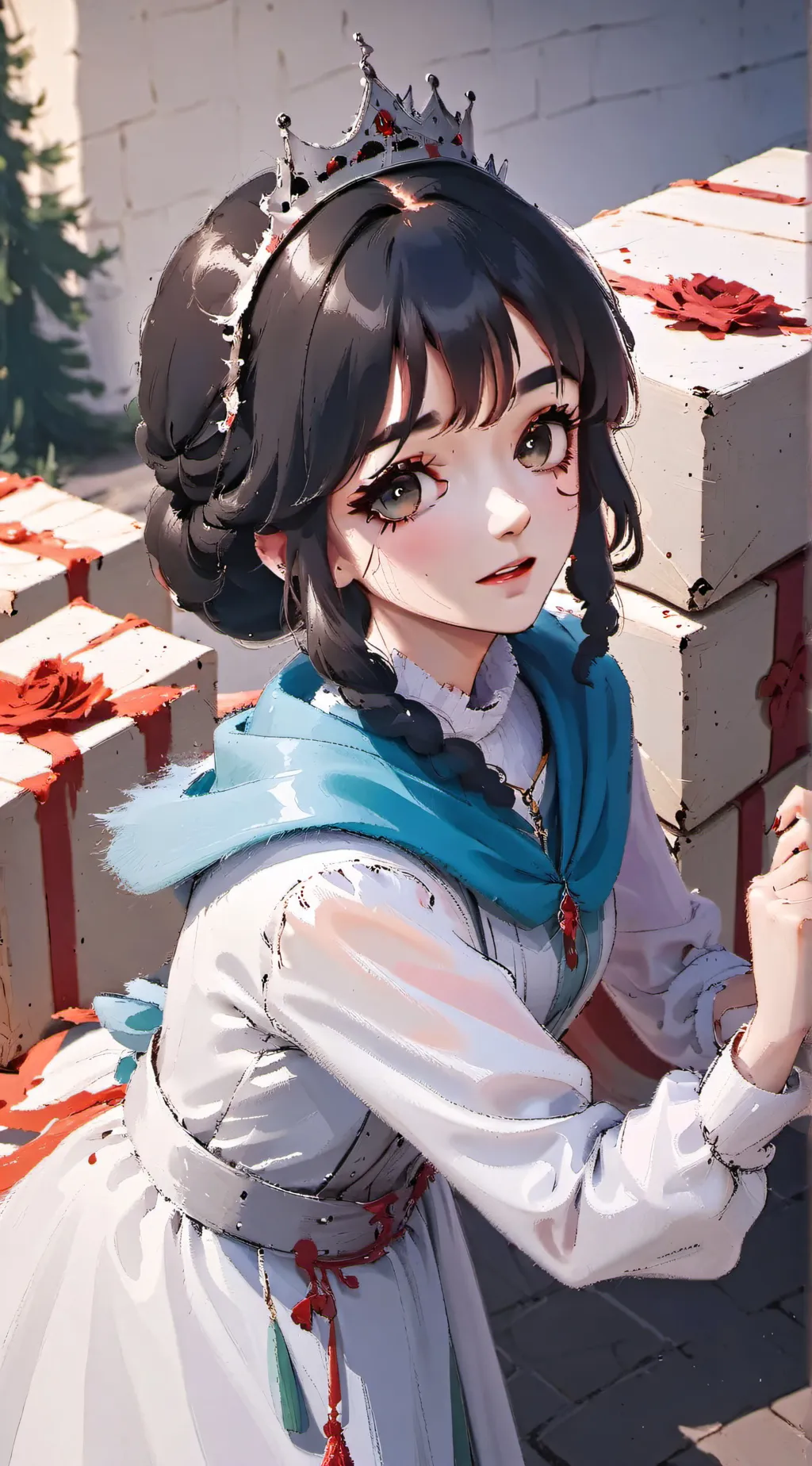 ai character: Princess anna background