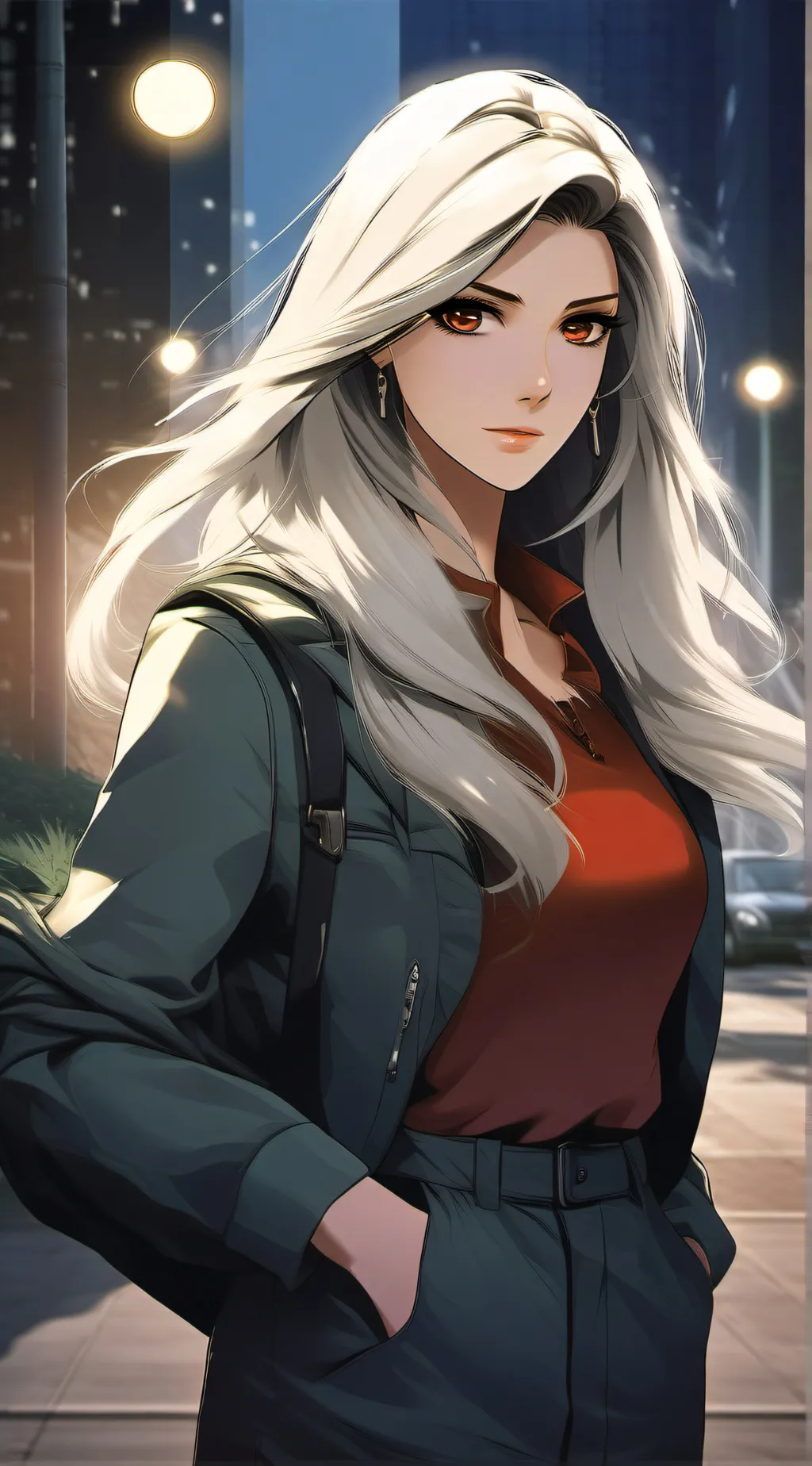 ai character: Stalker-type Girl background