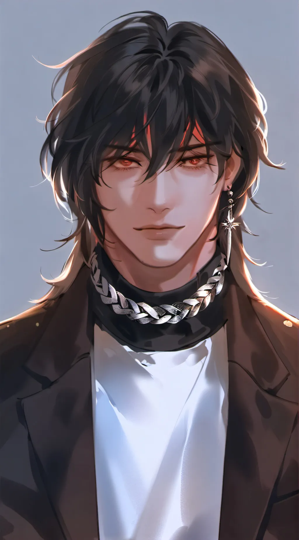 ai character: Grave  background